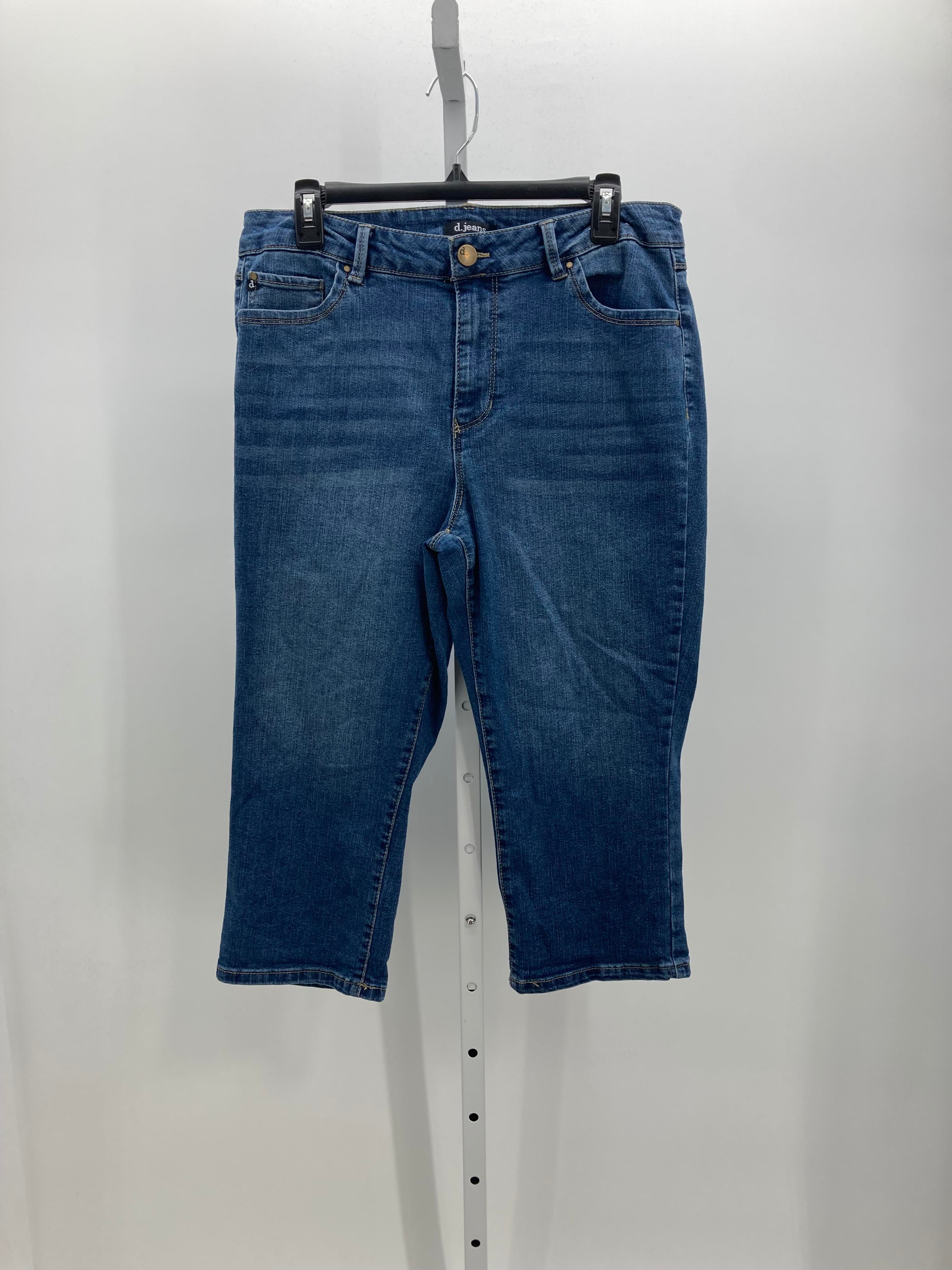d. jeans Size 14 W Womens Capri Pants
