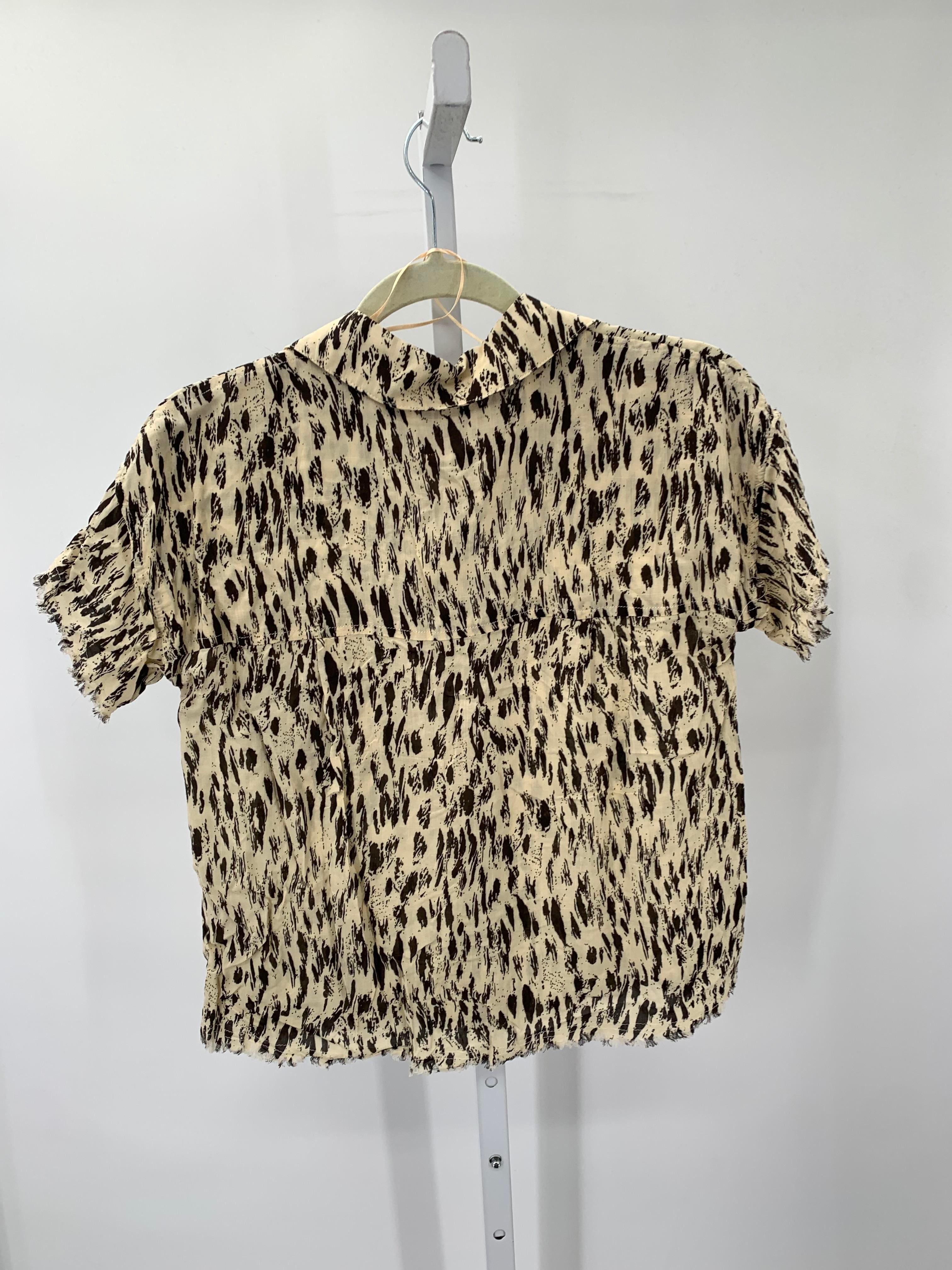 philosophy Size X Small Misses Short Sleeve Shirt