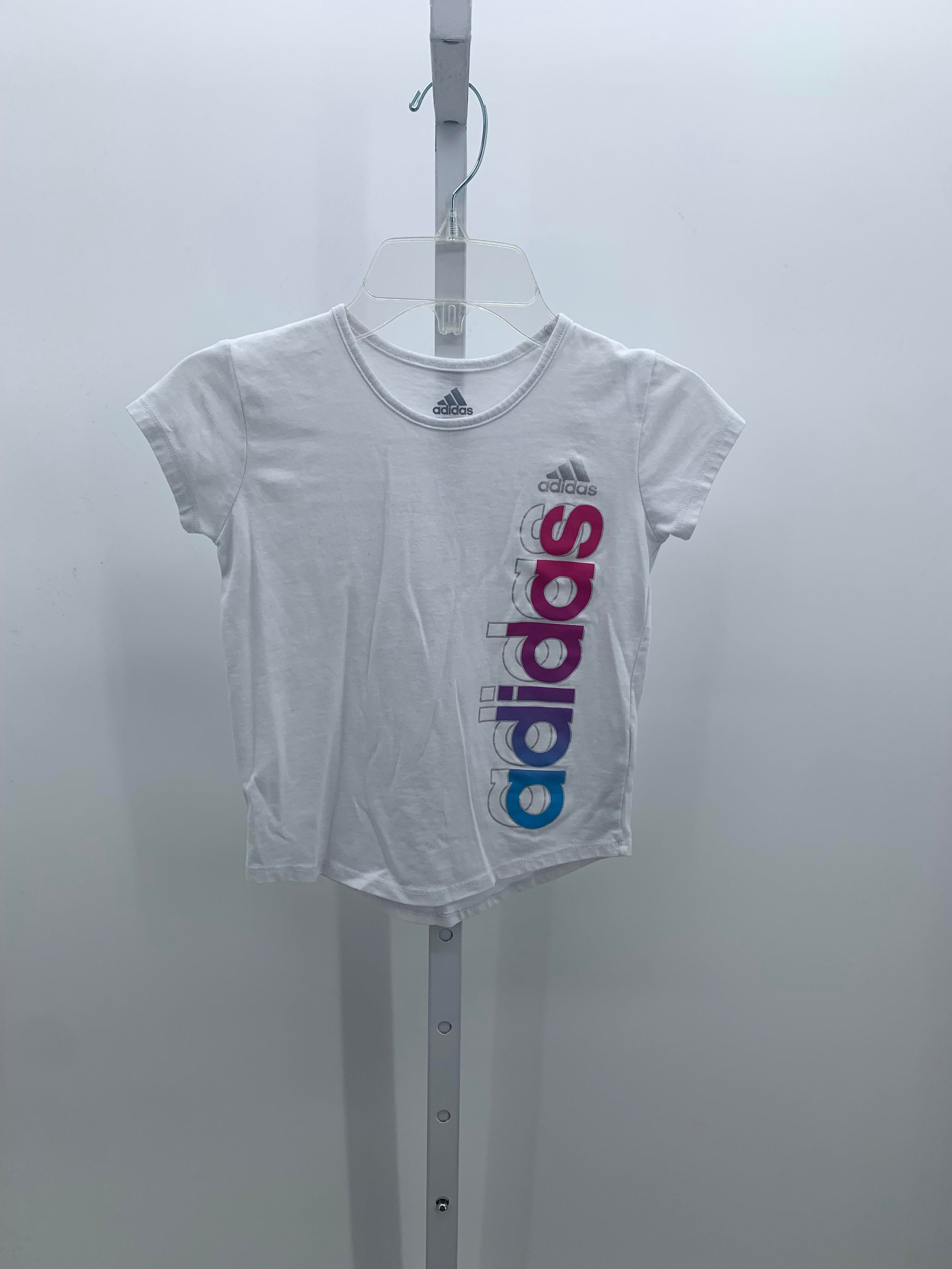 Adidas Size 5 Girls Short Sleeve Shirt