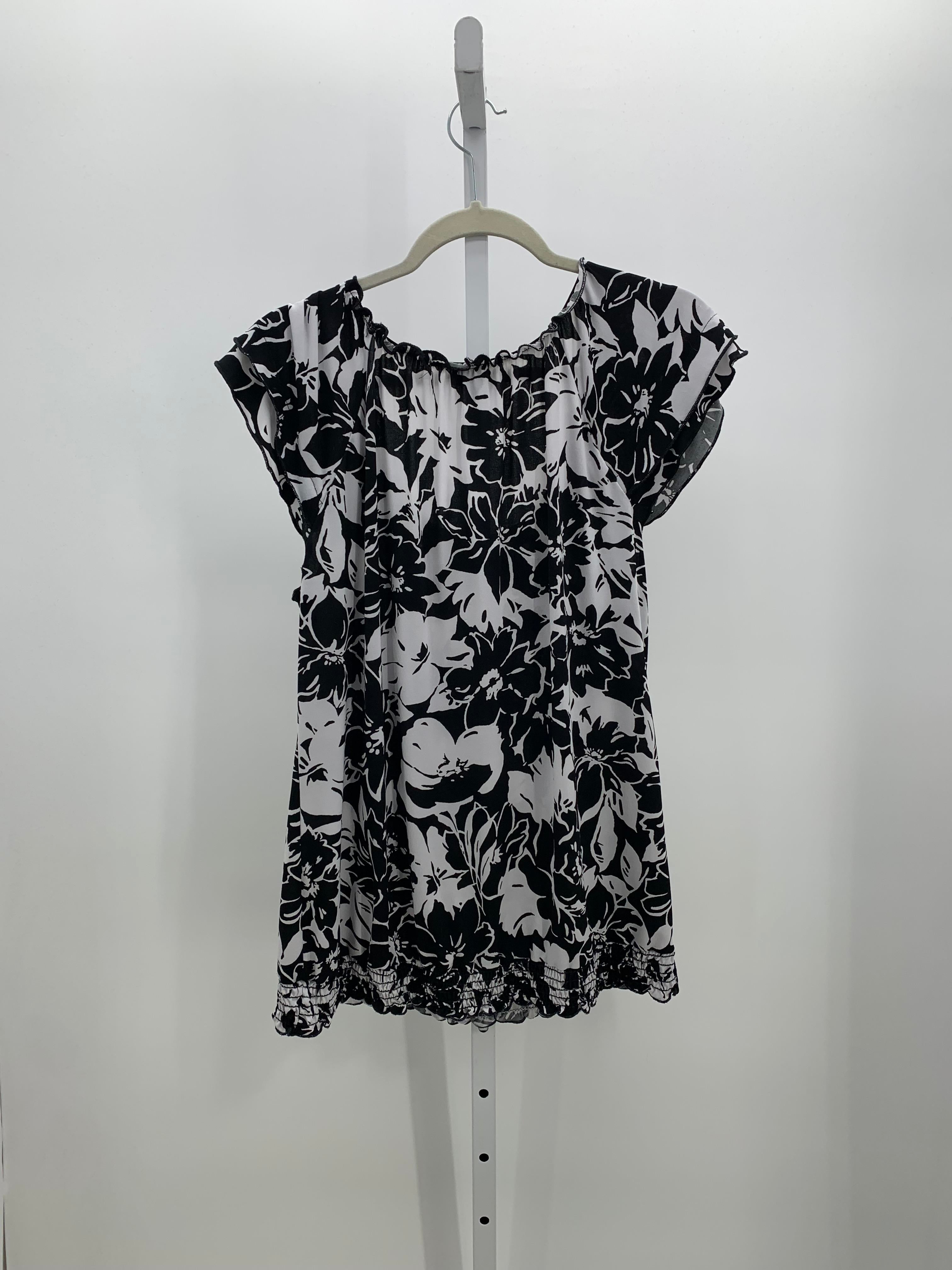 Susan Lawrence Size Extra Large Misses Short Sleeve Shirt