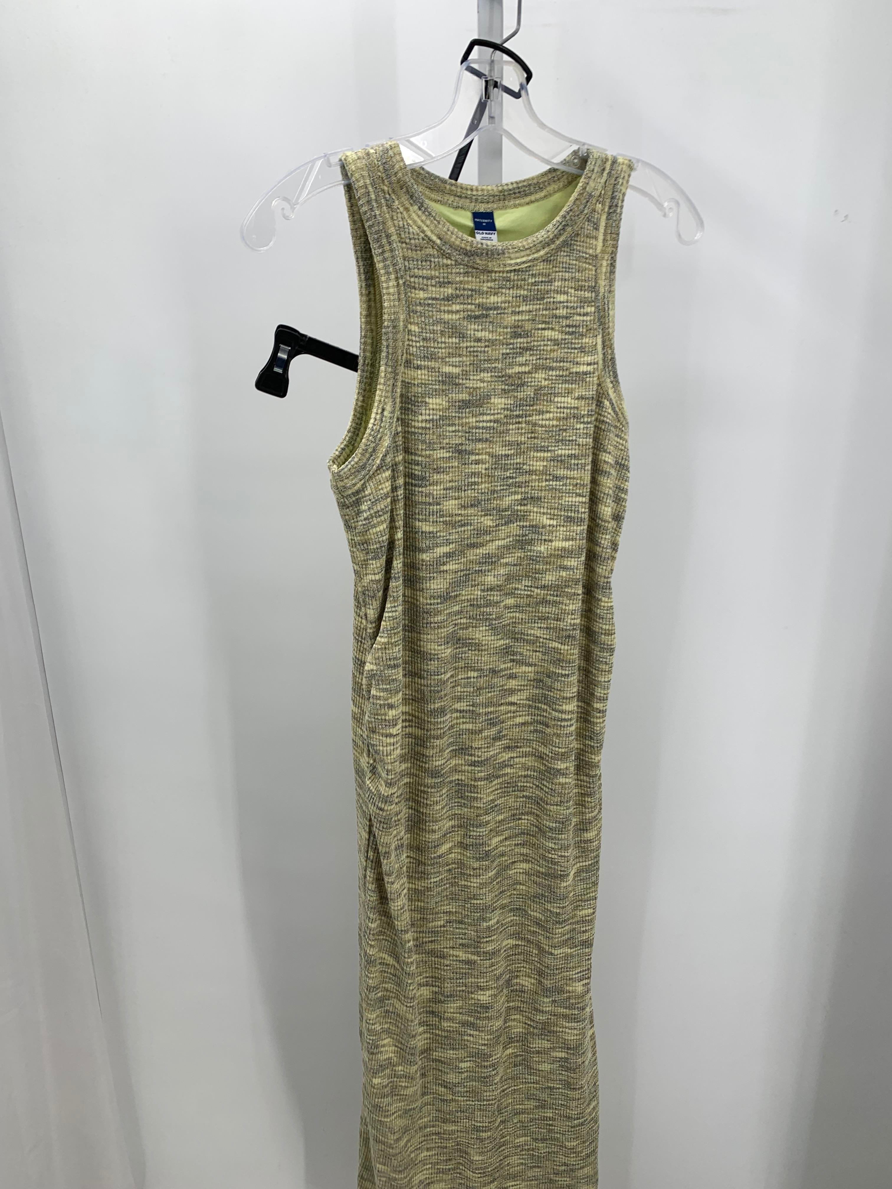Old Navy Yellow Size Medium Maternity Sleeveless Dress