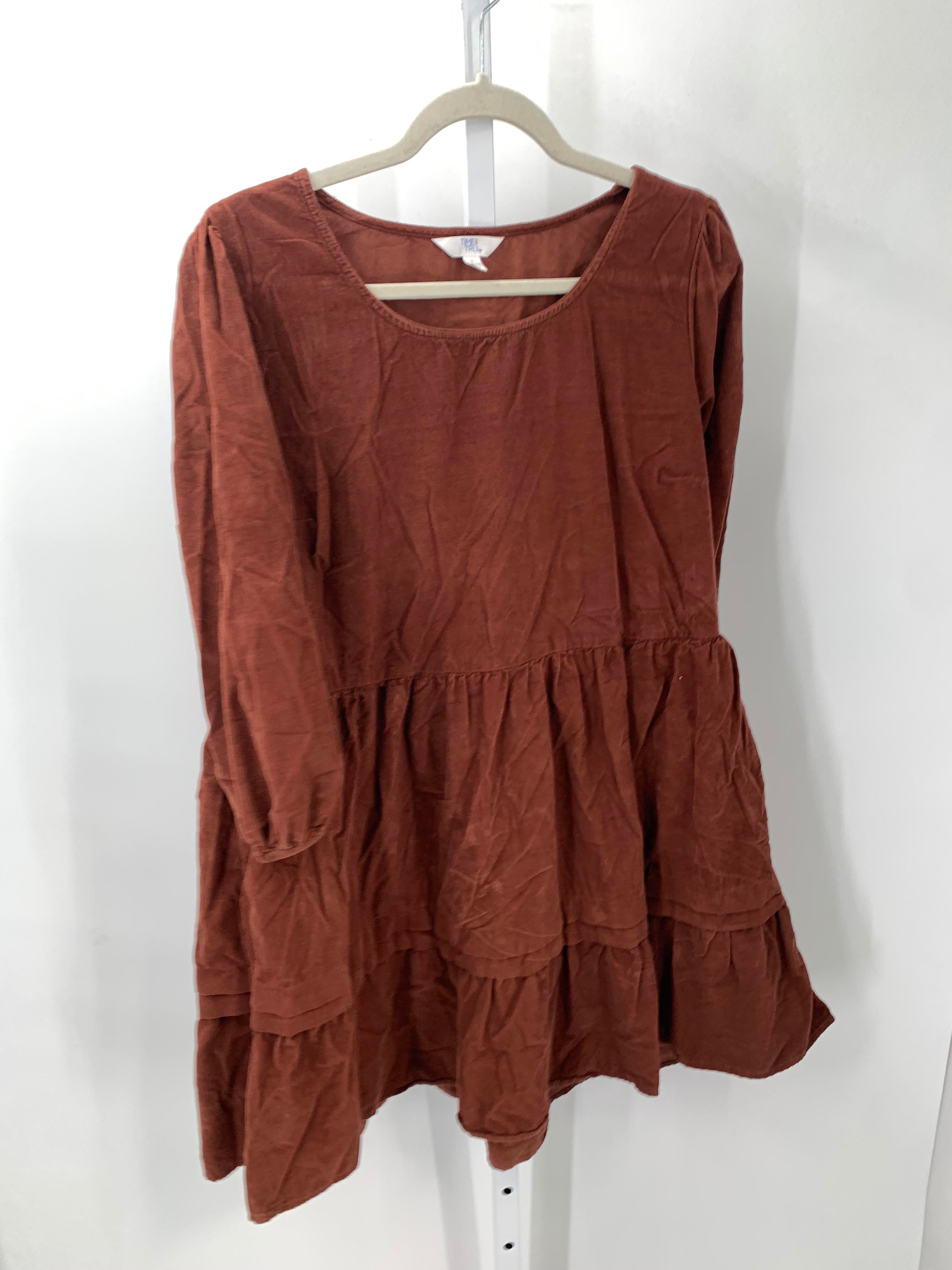 Time and Tru Size Large Misses Short Sleeve Dress