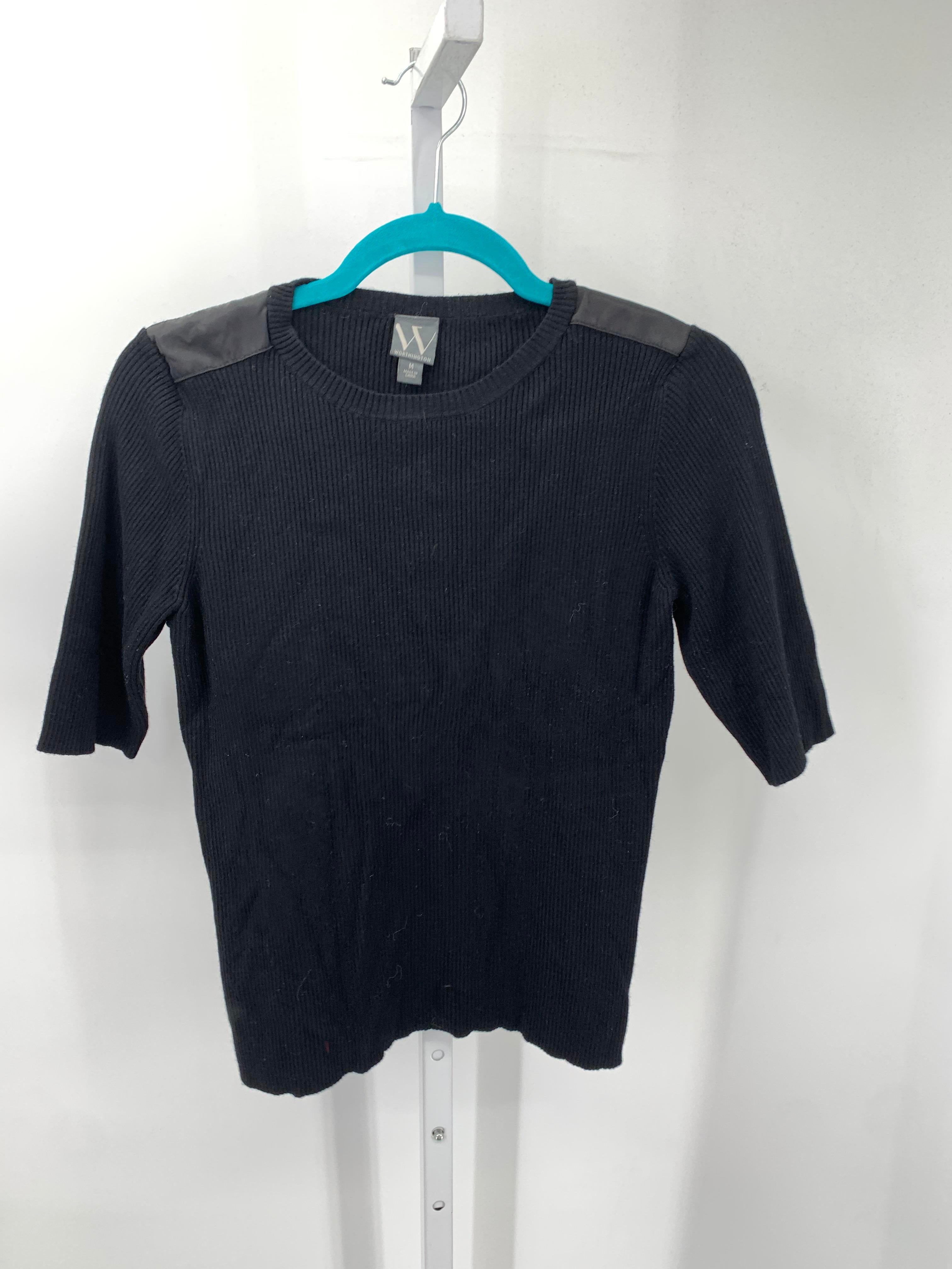 Worthington Size Medium Misses Short Slv Sweater