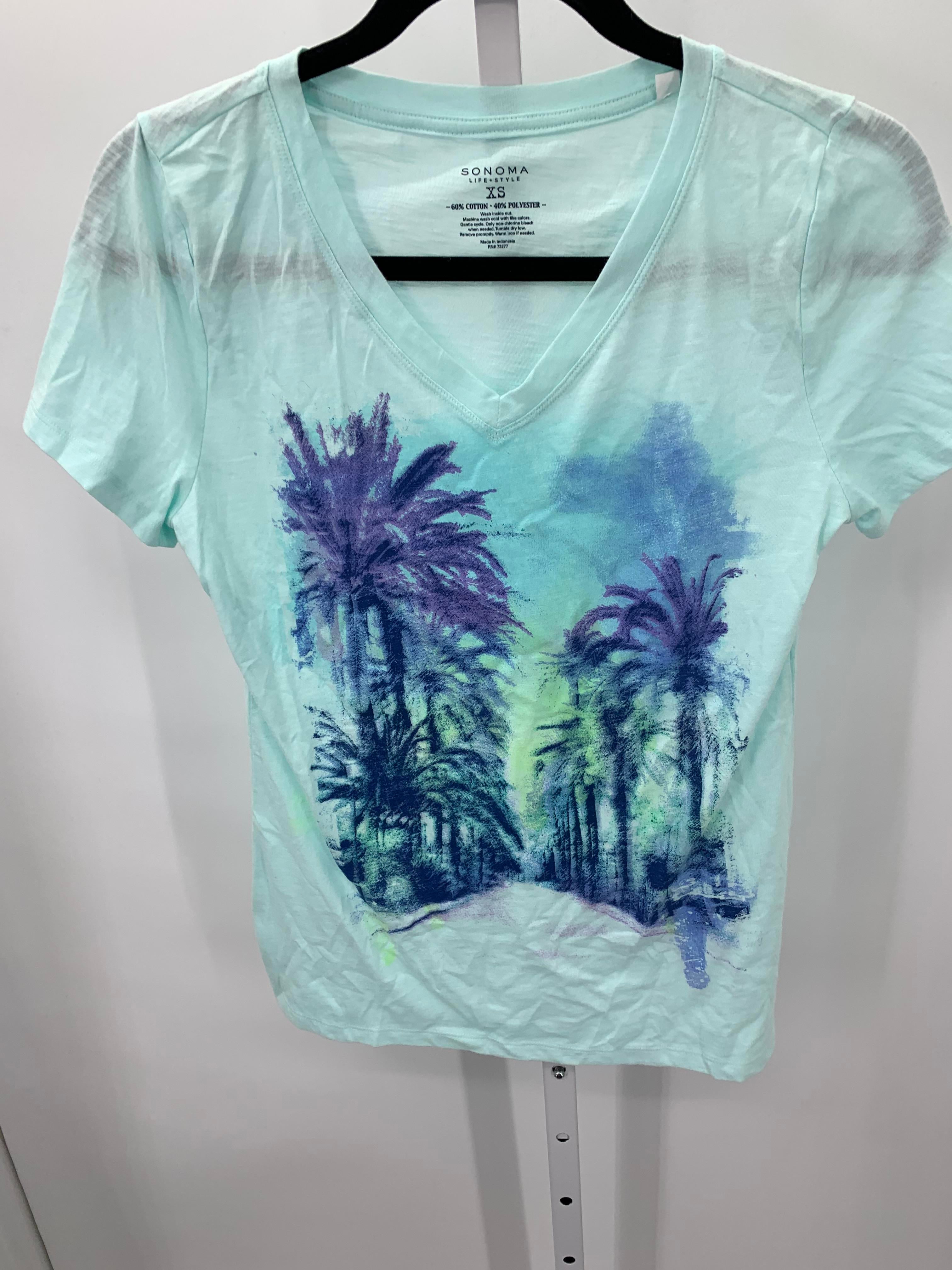 Sonoma Size X Small Misses Short Sleeve Shirt