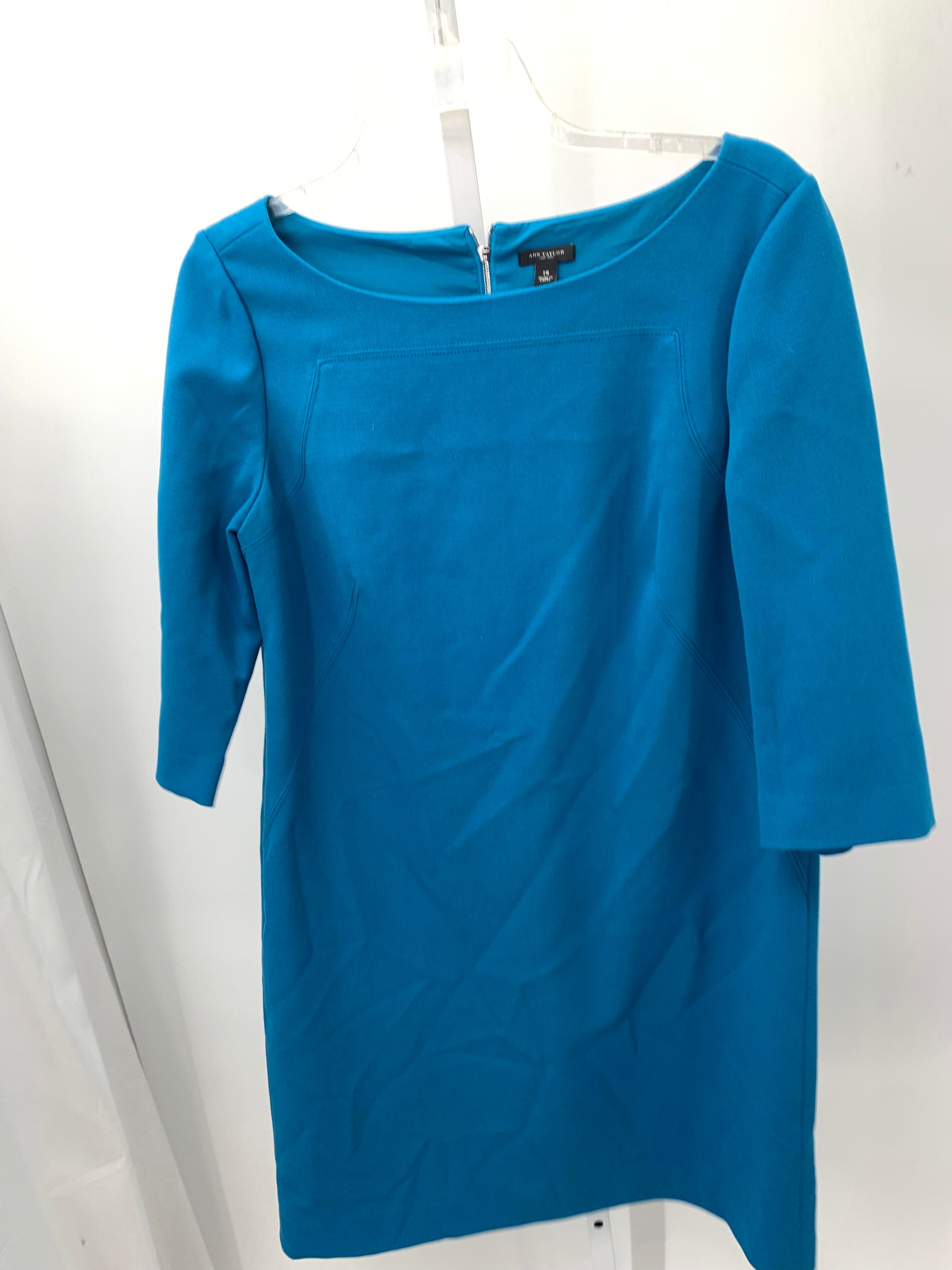 Ann Taylor Size 14 Misses 3/4 Sleeve Dress