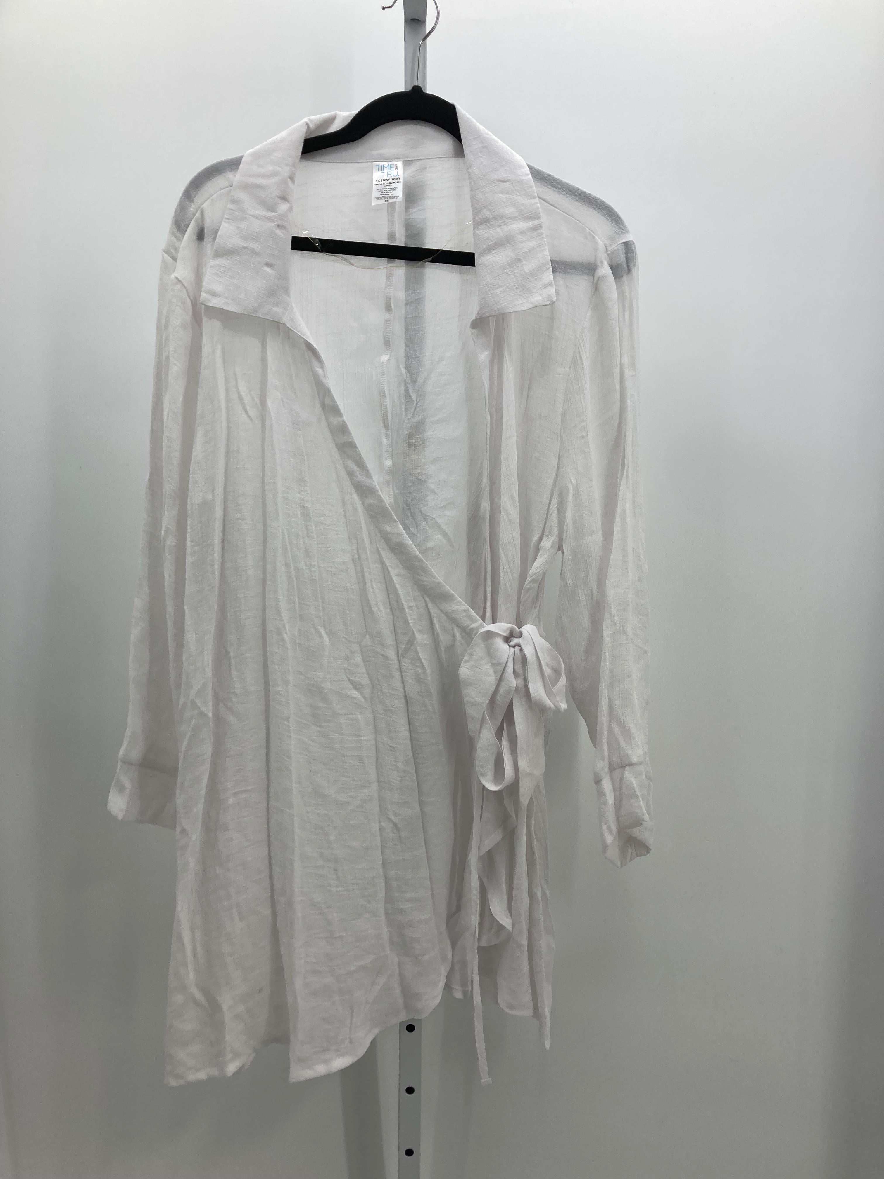 Time and Tru Size 1X Womens Long Sleeve Shirt