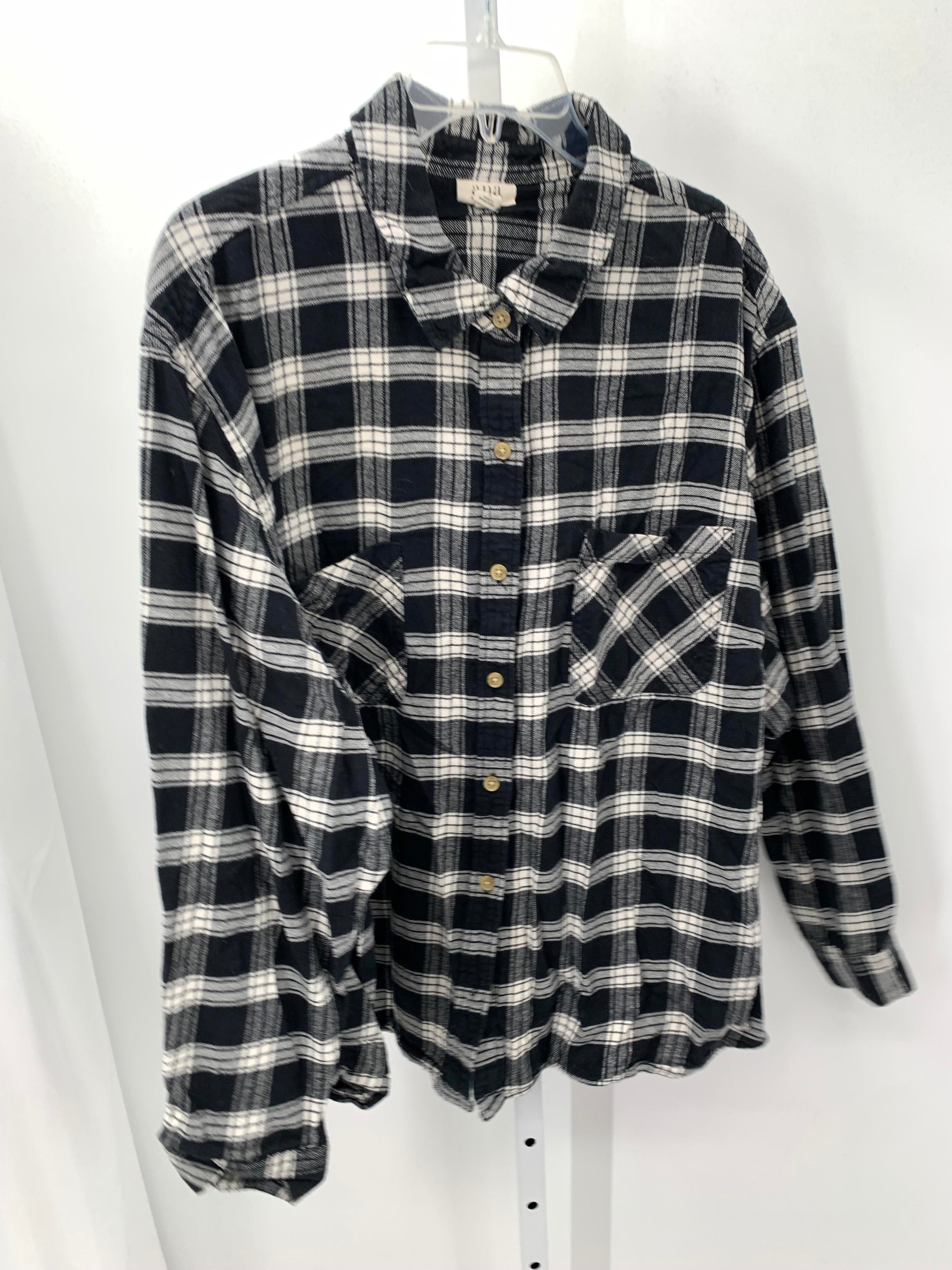A.N.A. Size 3X Womens Long Sleeve Shirt