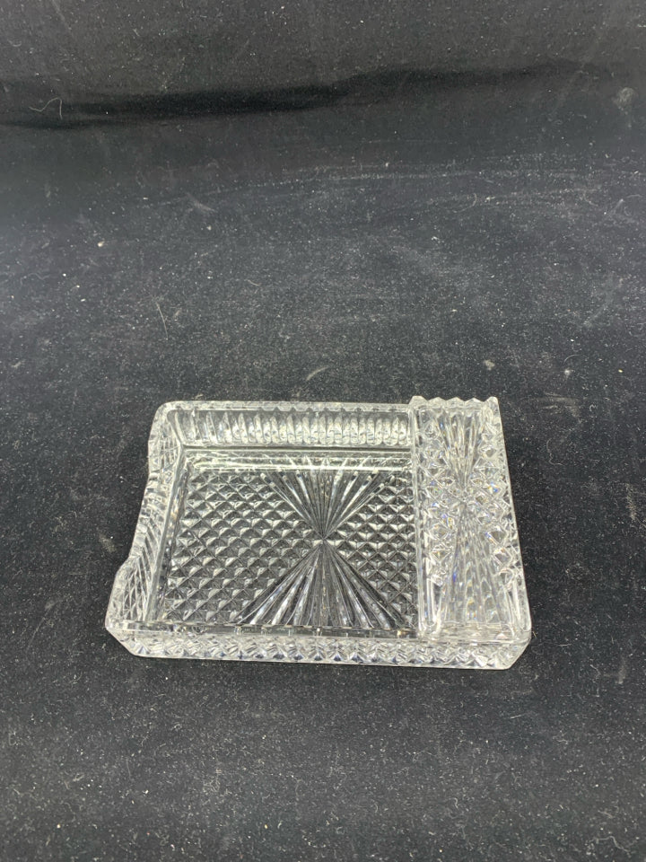 CUT GLASS TRAY.