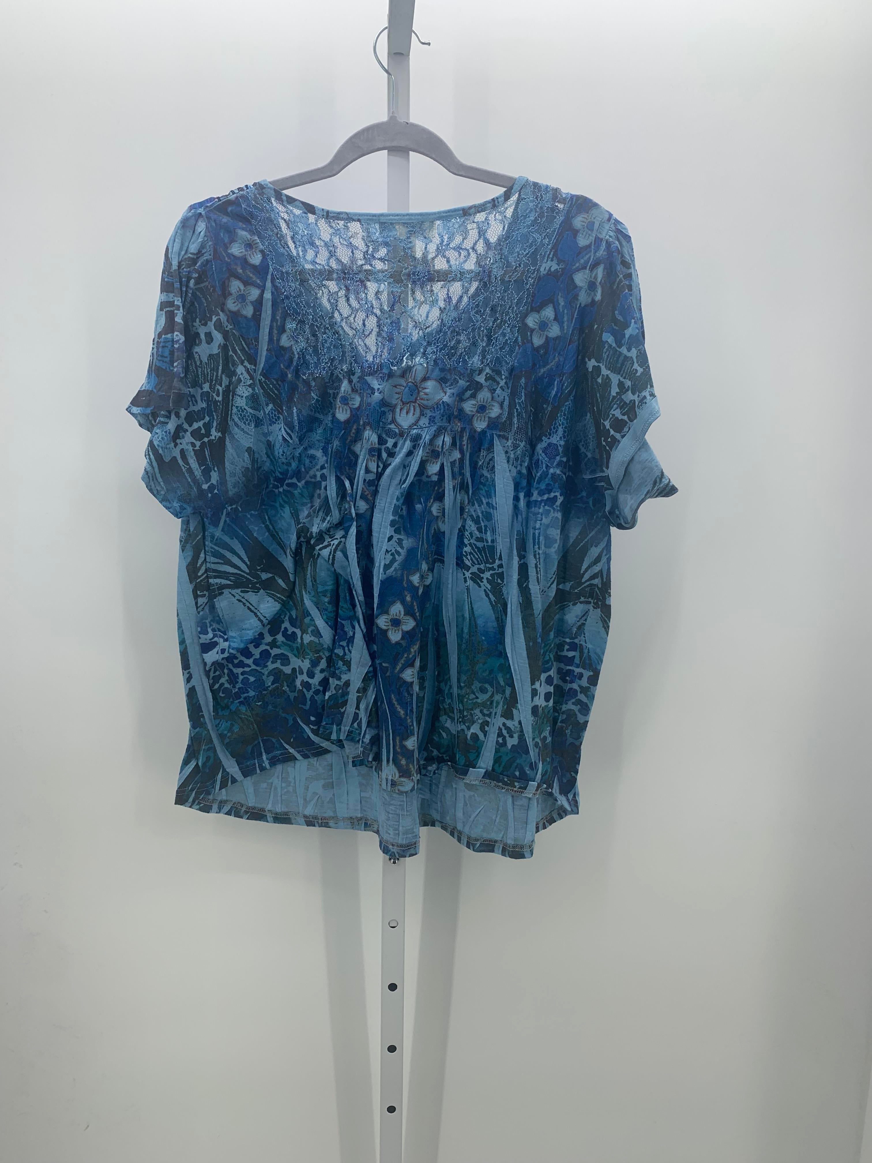 Dress Barn Size 2X Womens Short Sleeve Shirt