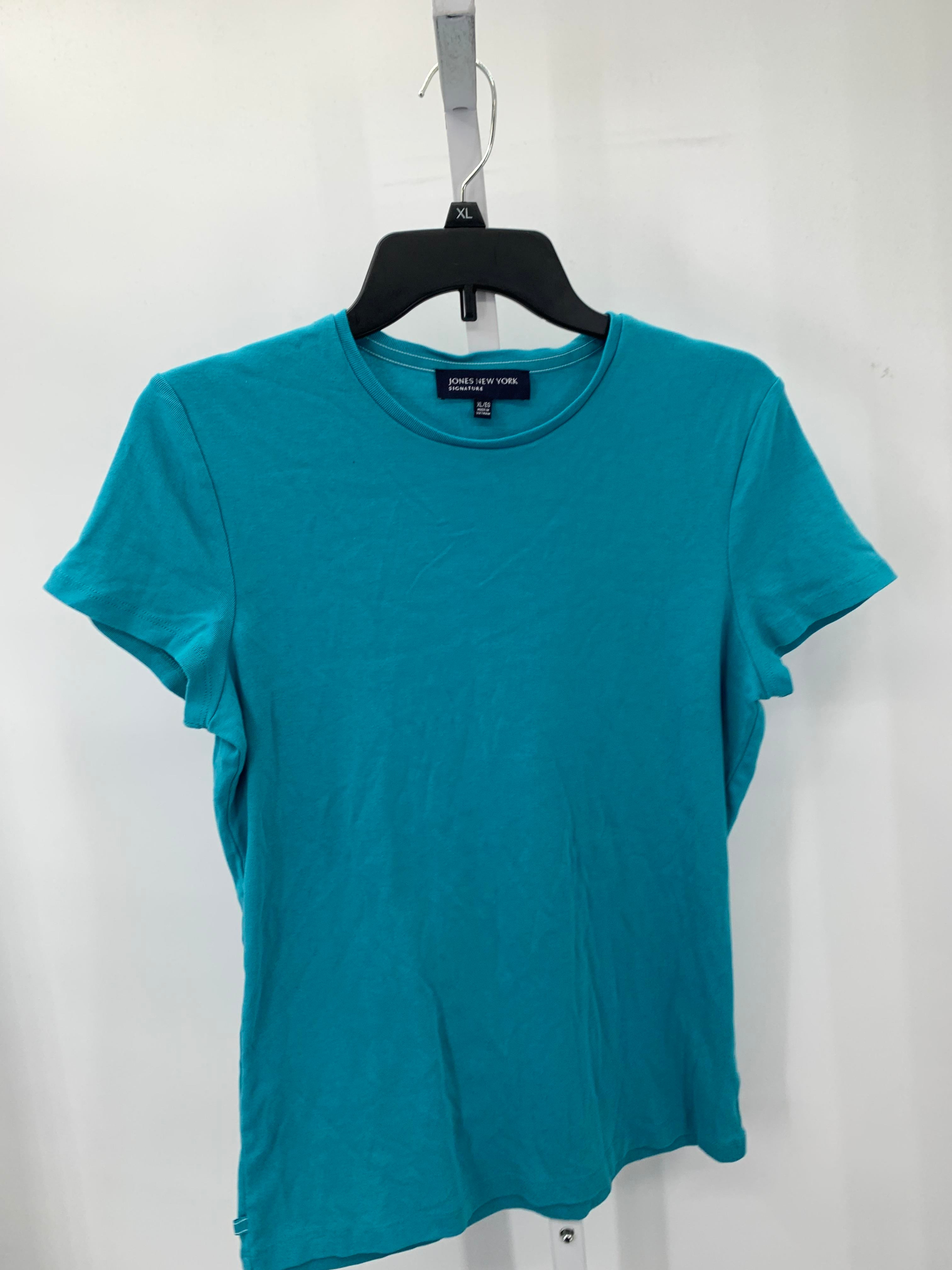 Jones New York Size Extra Large Misses Short Sleeve Shirt
