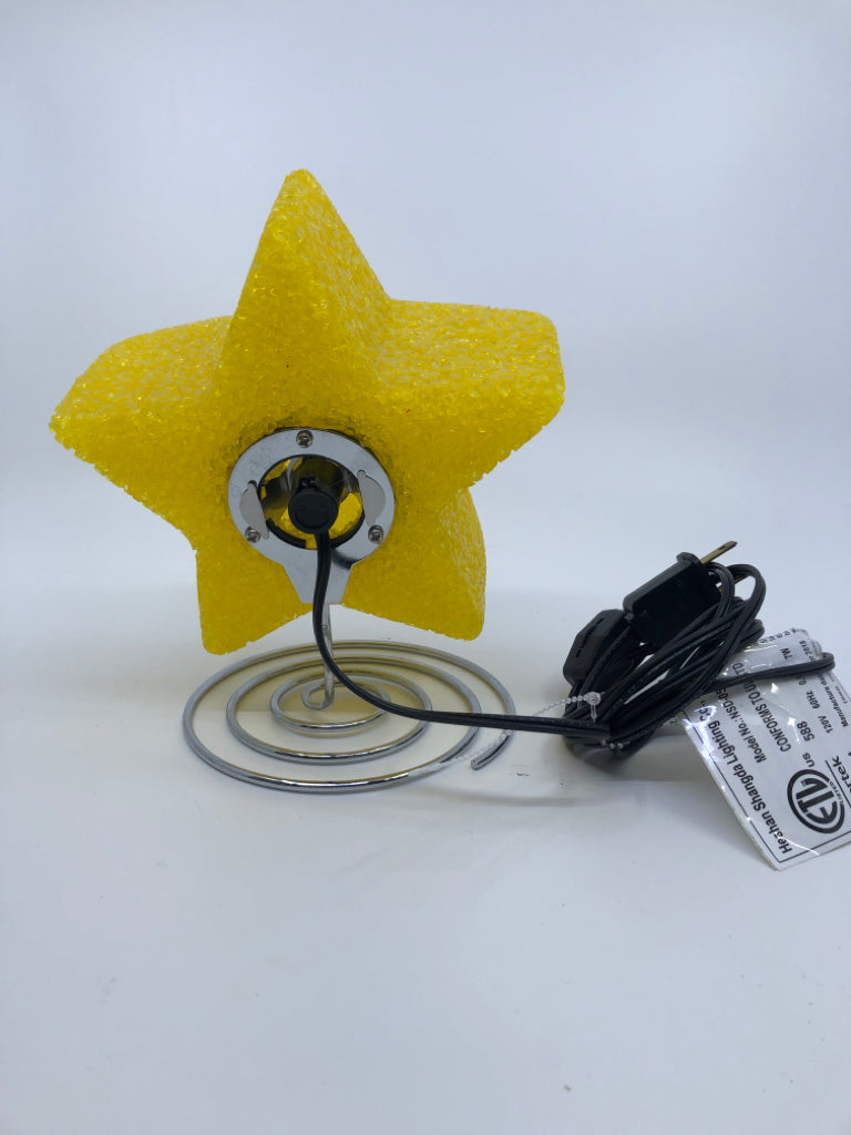 SMILE FACE STAR KIDS LIGHT ON METAL BASE.