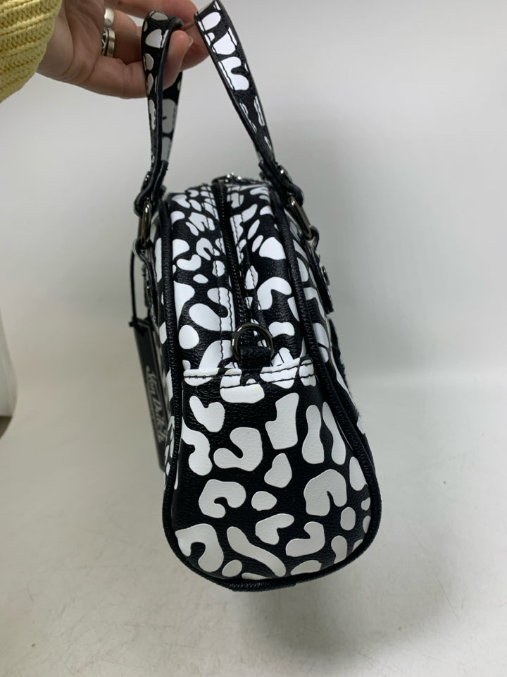 Von Dutch White Cheetah Shoulder Bag- New With Tags