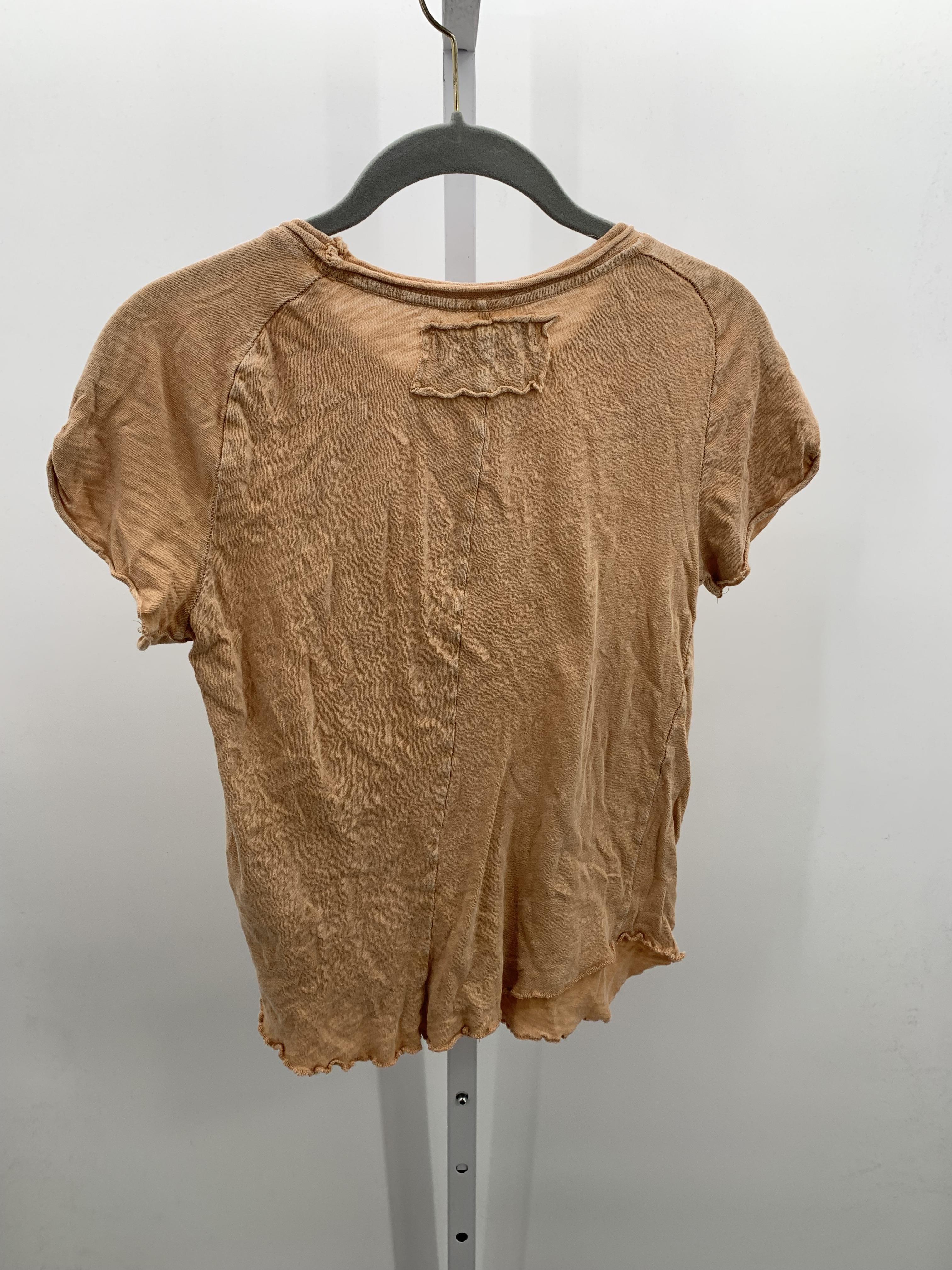 We The Free Size Medium Misses Short Sleeve Shirt