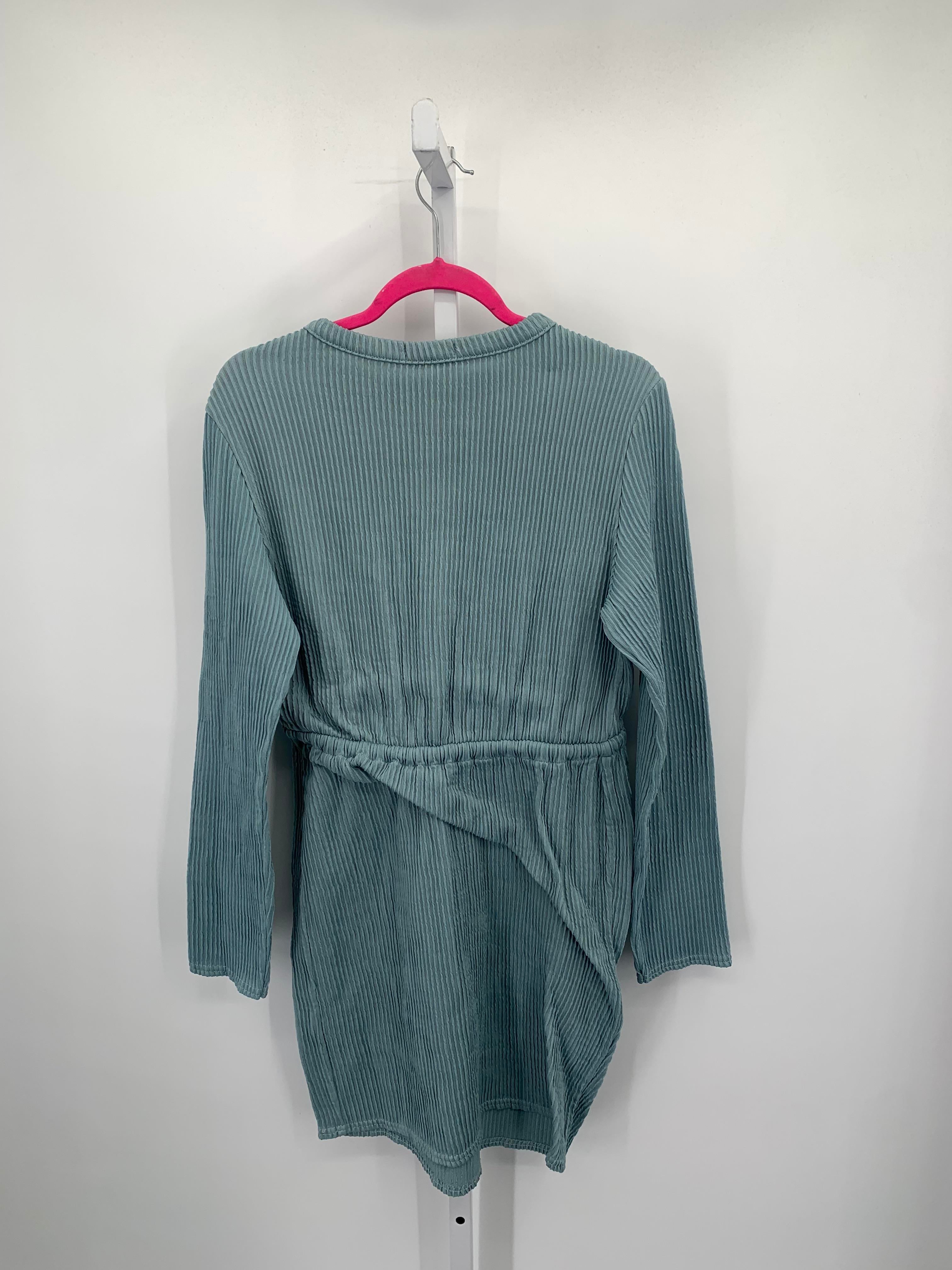 Blue Size 10 Maternity Long Sleeve Dress