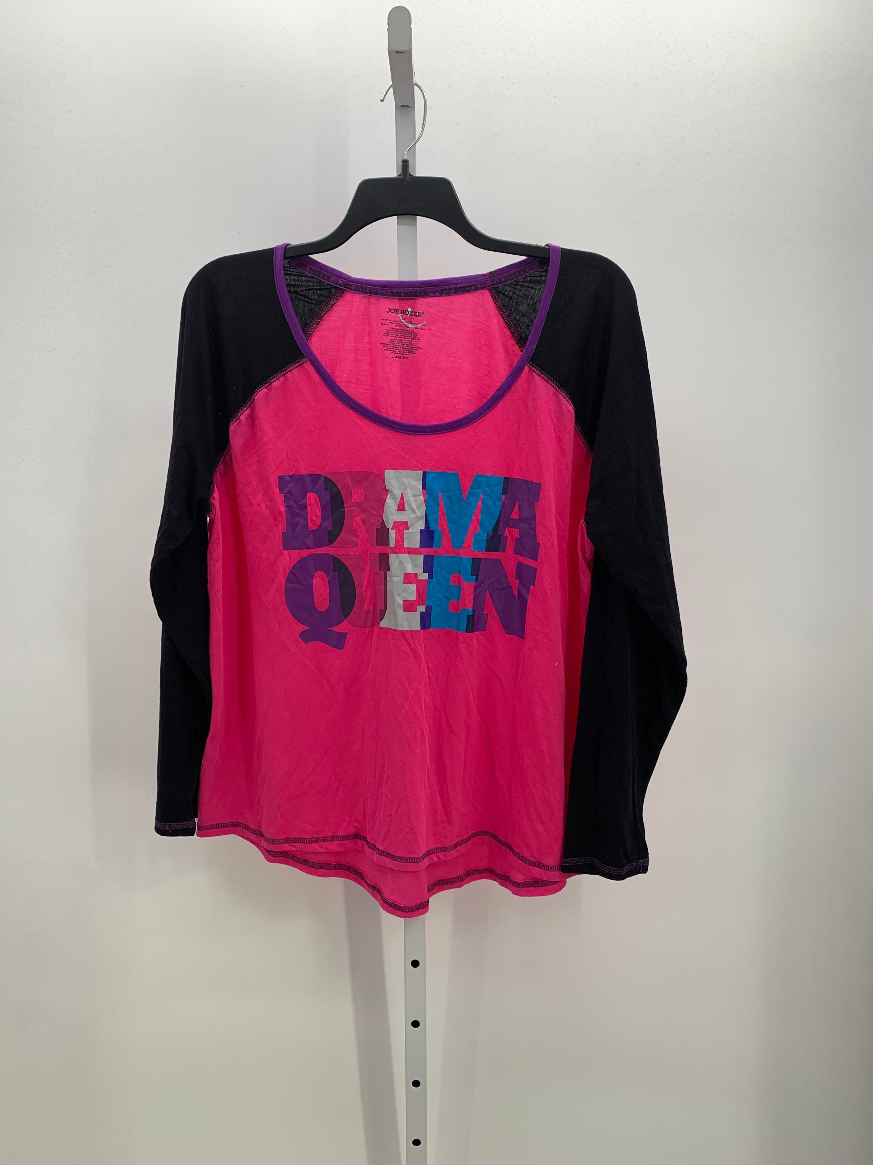 Joe Boxer Size 1X Womens Long Sleeve Shirt