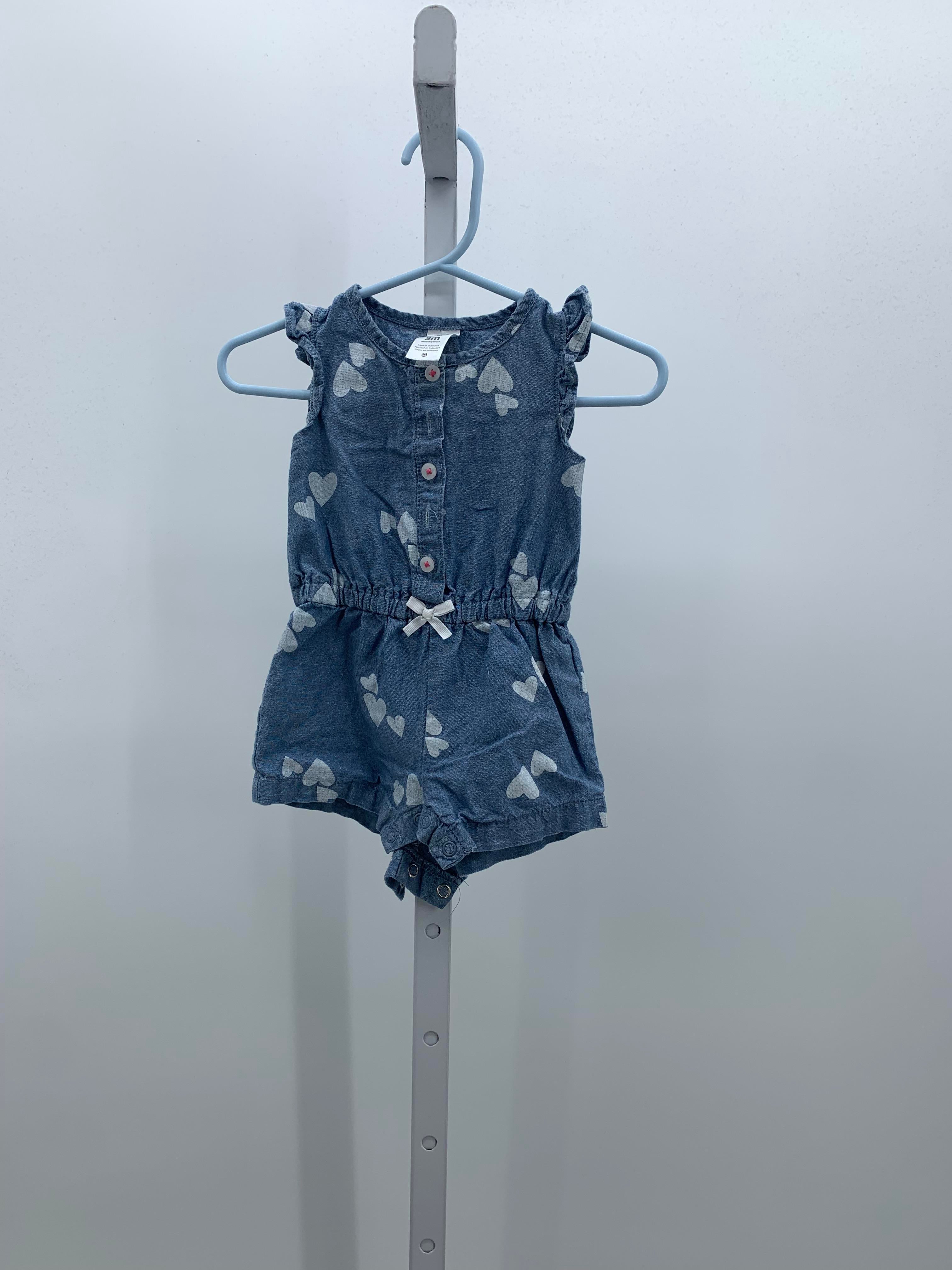 Carters Size 3 Months Girls Sleeveless Romper