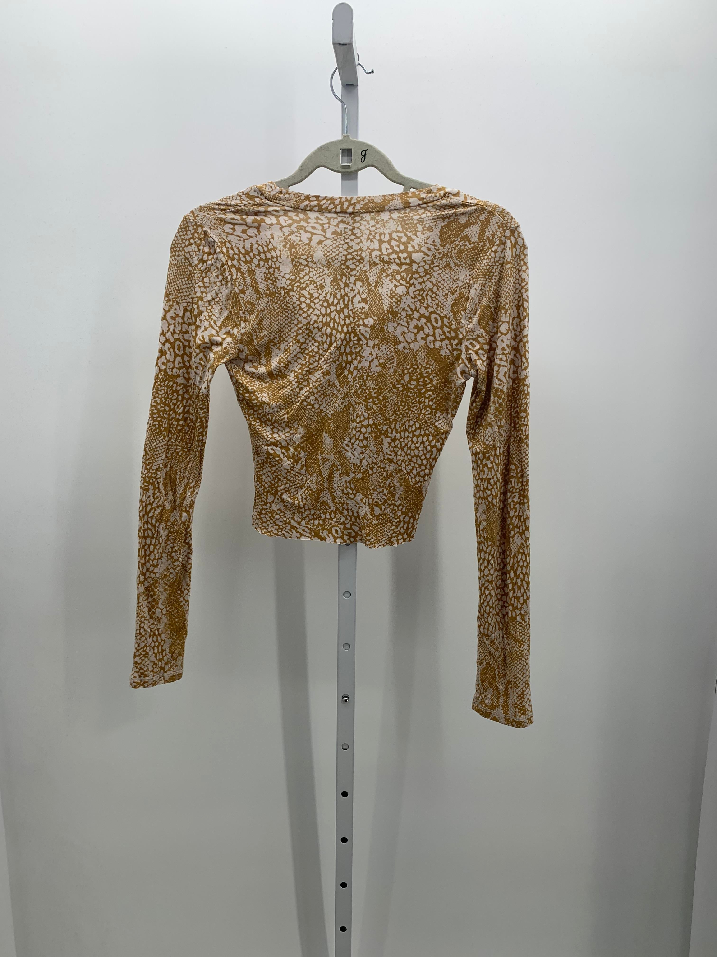 Free People Size Small Misses Long Sleeve Shirt