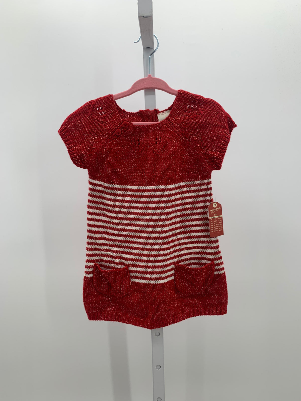 Arizona Size 18 Months Girls Short Sleeve Dress