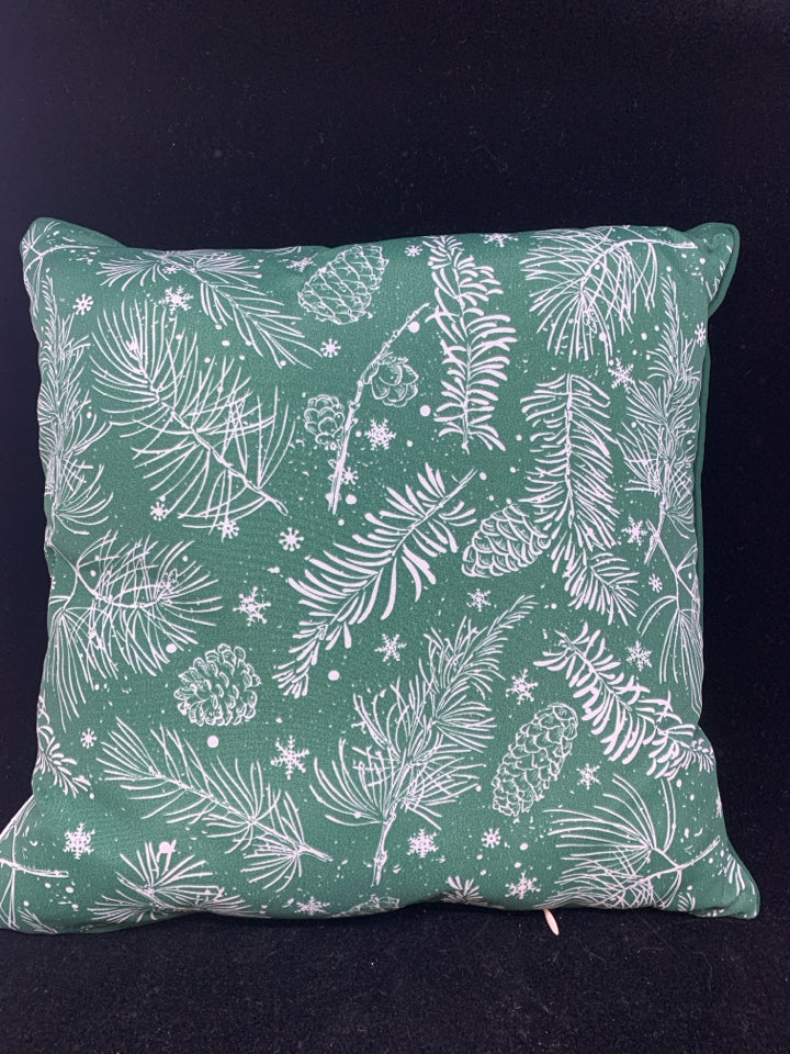 HAND PICKED CHRISTMAS TRUCK PILLOW.