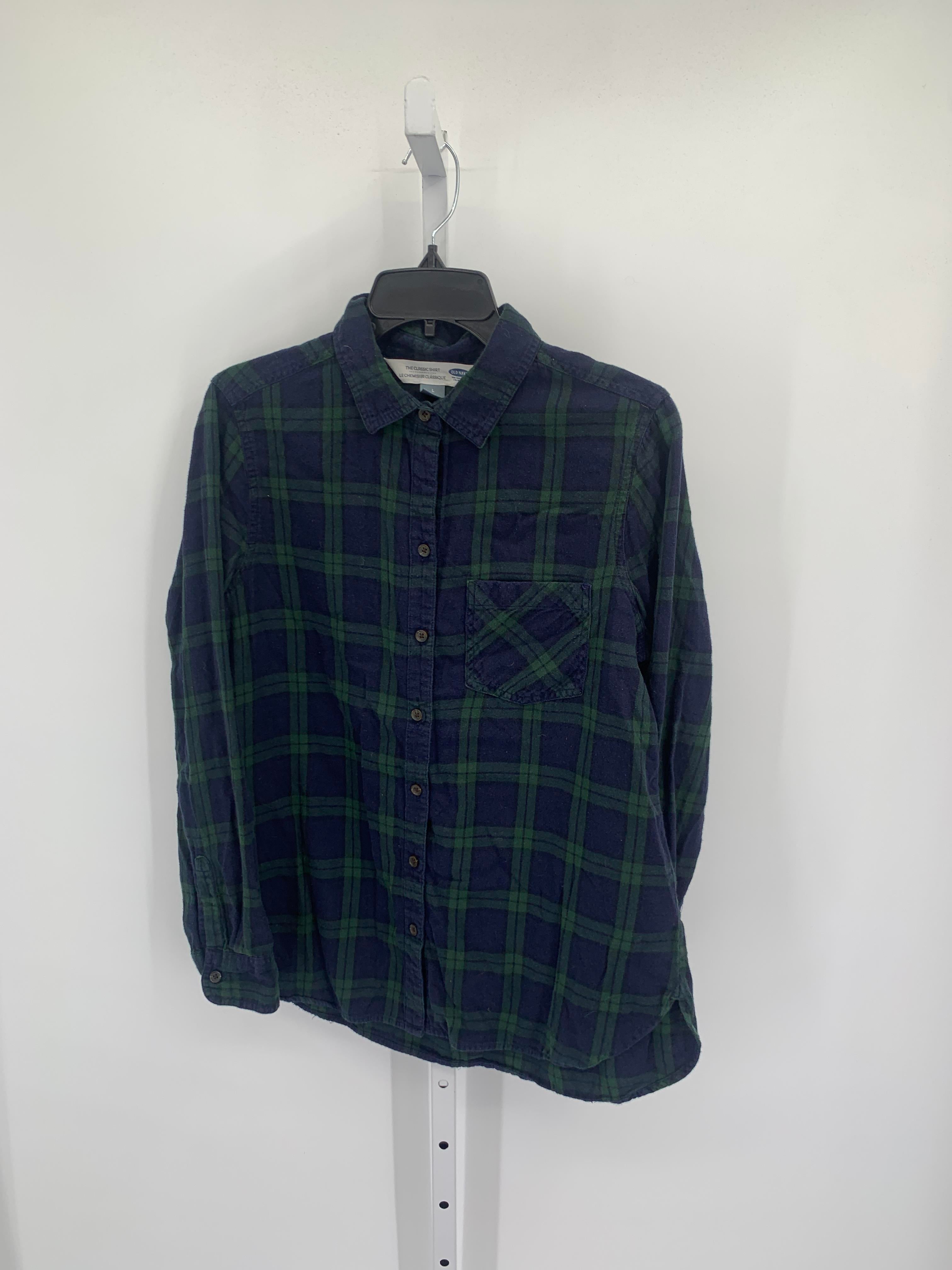 Old Navy Size Large Misses Long Sleeve Shirt