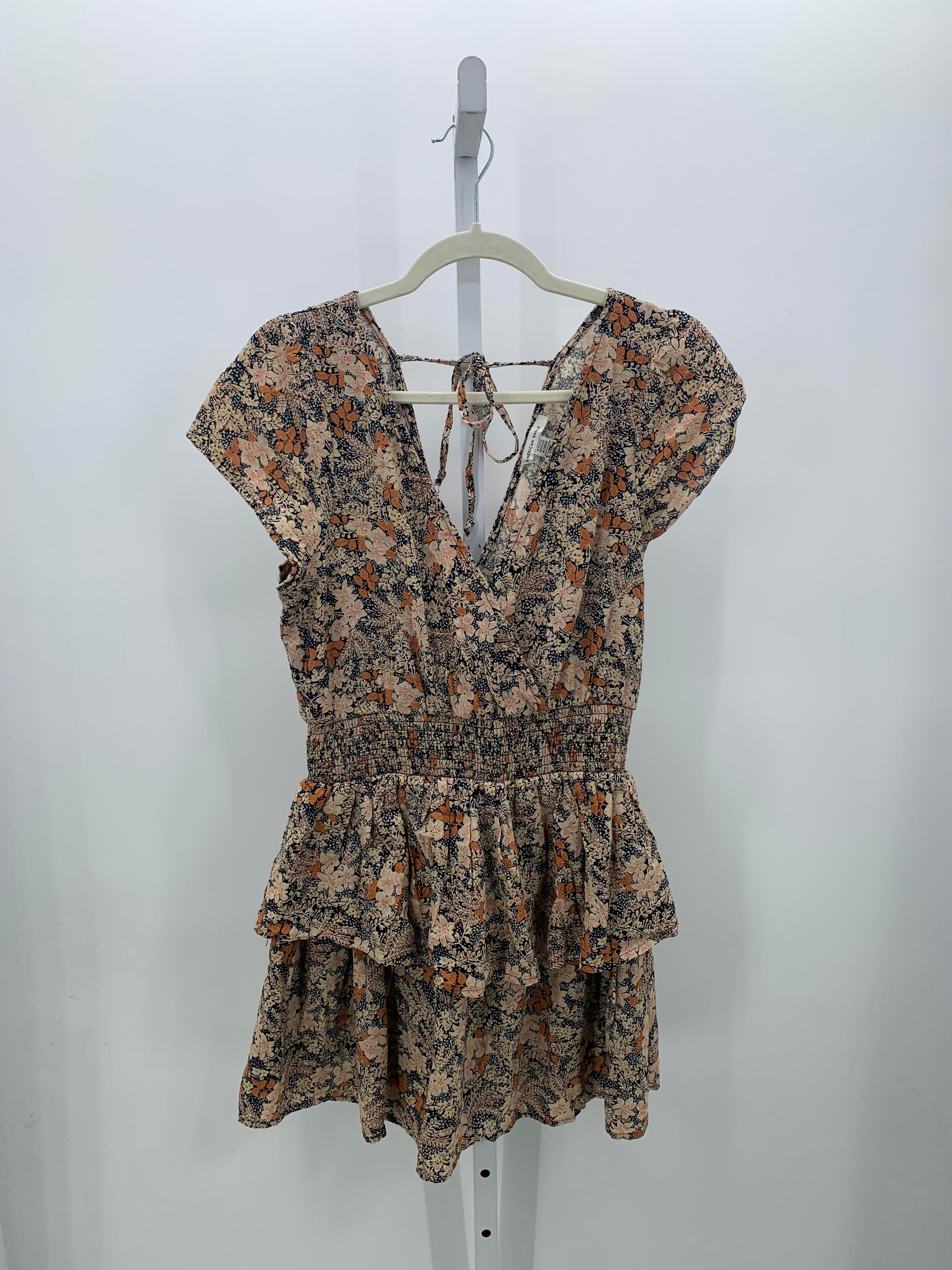 American Eagle Size Medium Petite Juniors Short Sleeve Dress