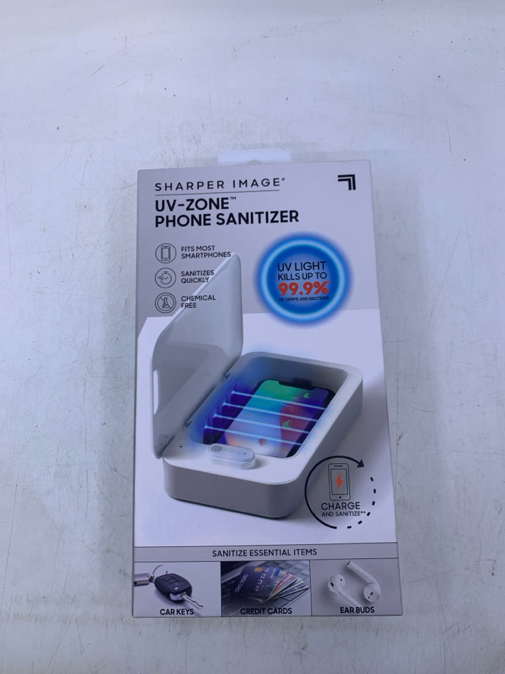 NIB UV-ZONE PHONE SANITIZER.