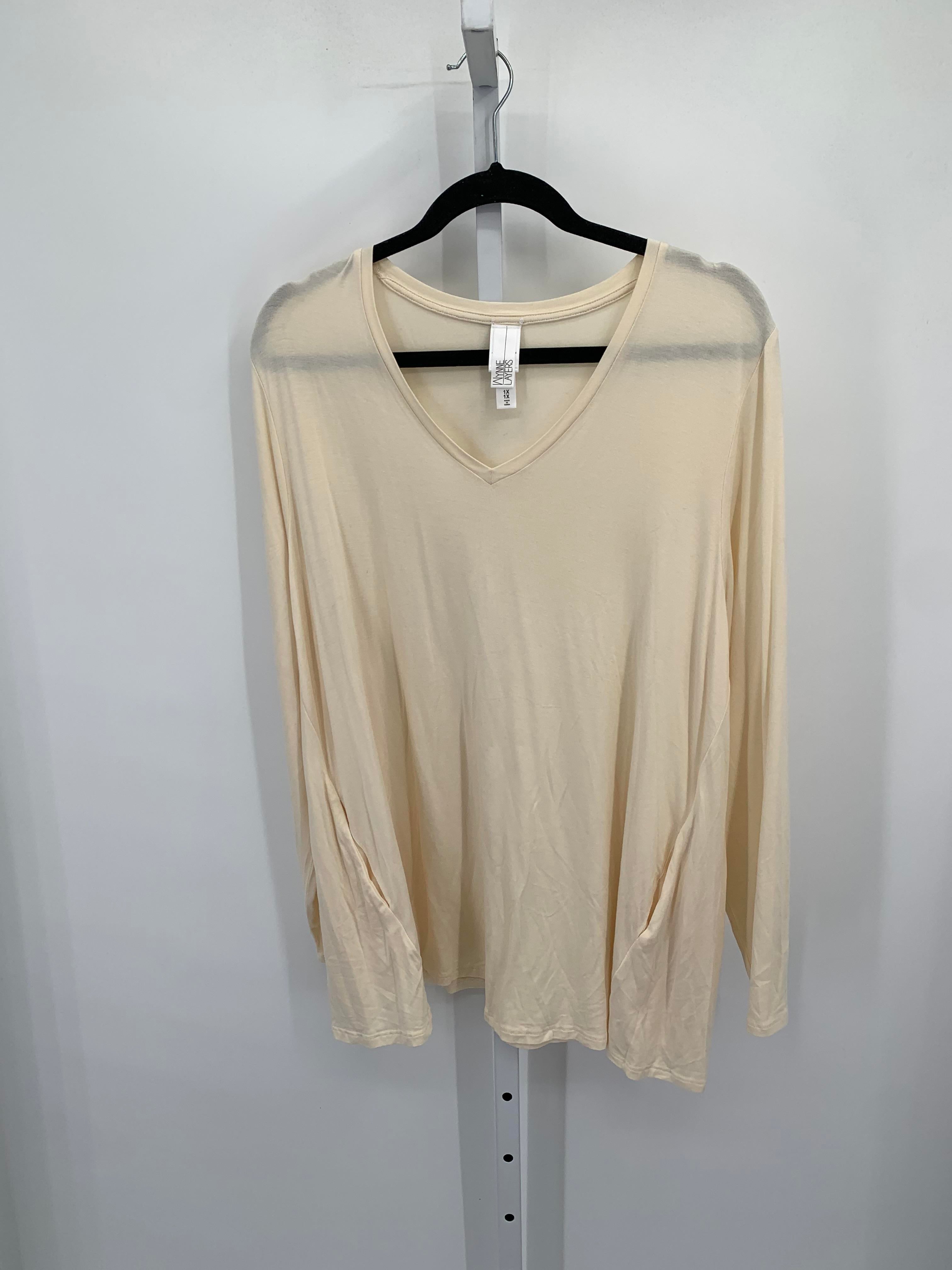 Size 1X Womens Long Sleeve Shirt