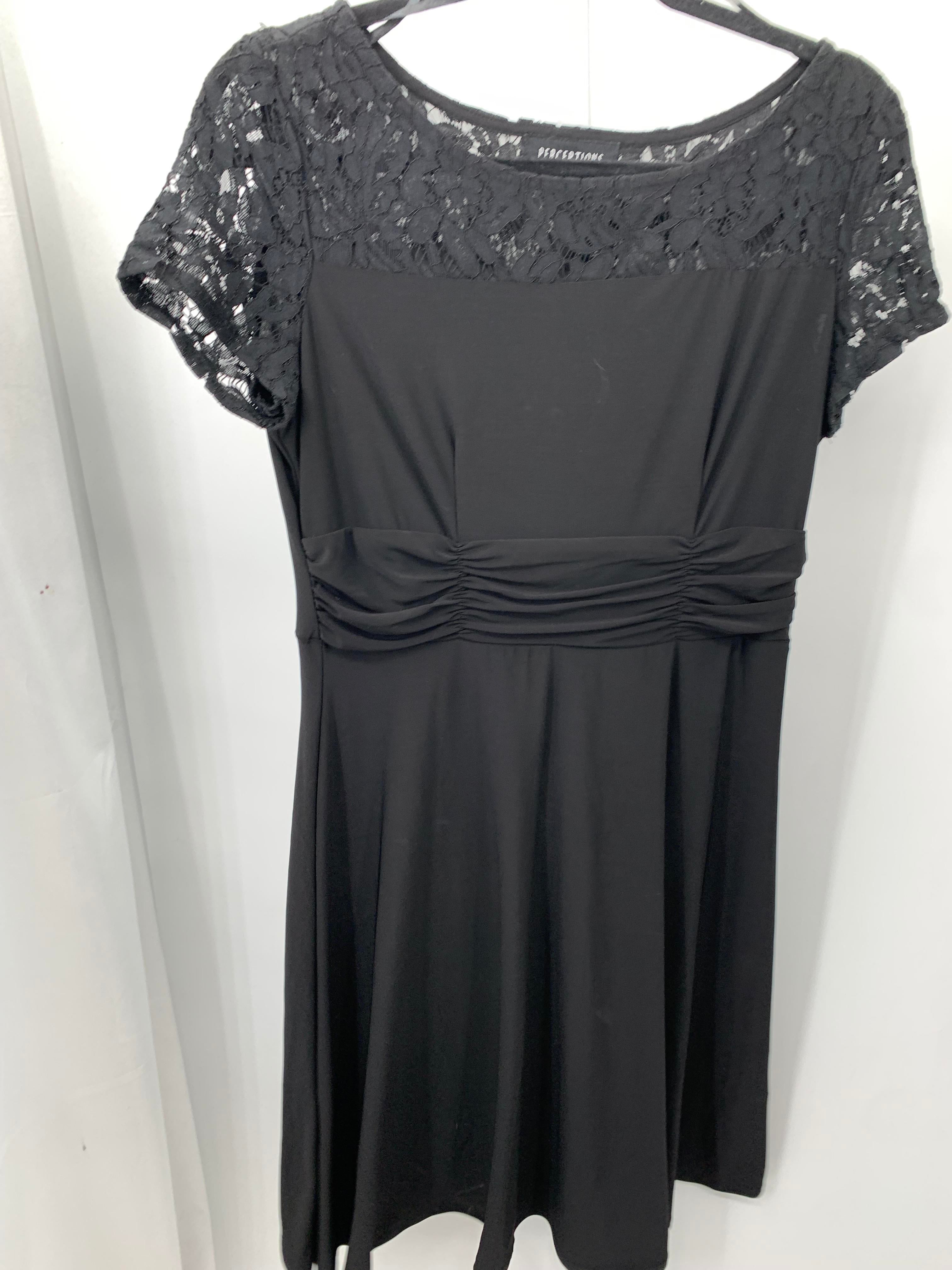 Perception Size Medium Misses Short Sleeve Dress