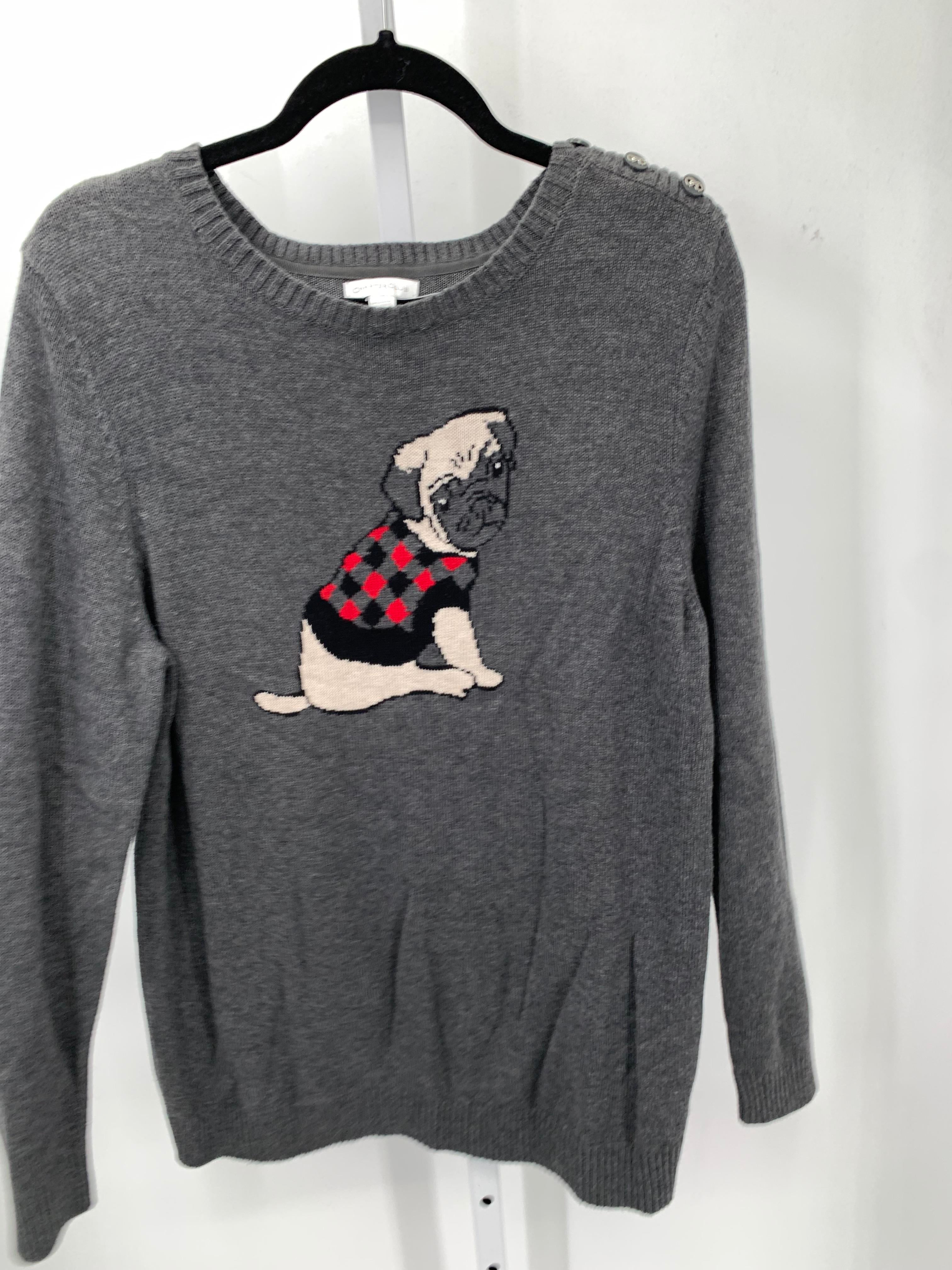 Charter Club Size Large Misses Long Slv Sweater