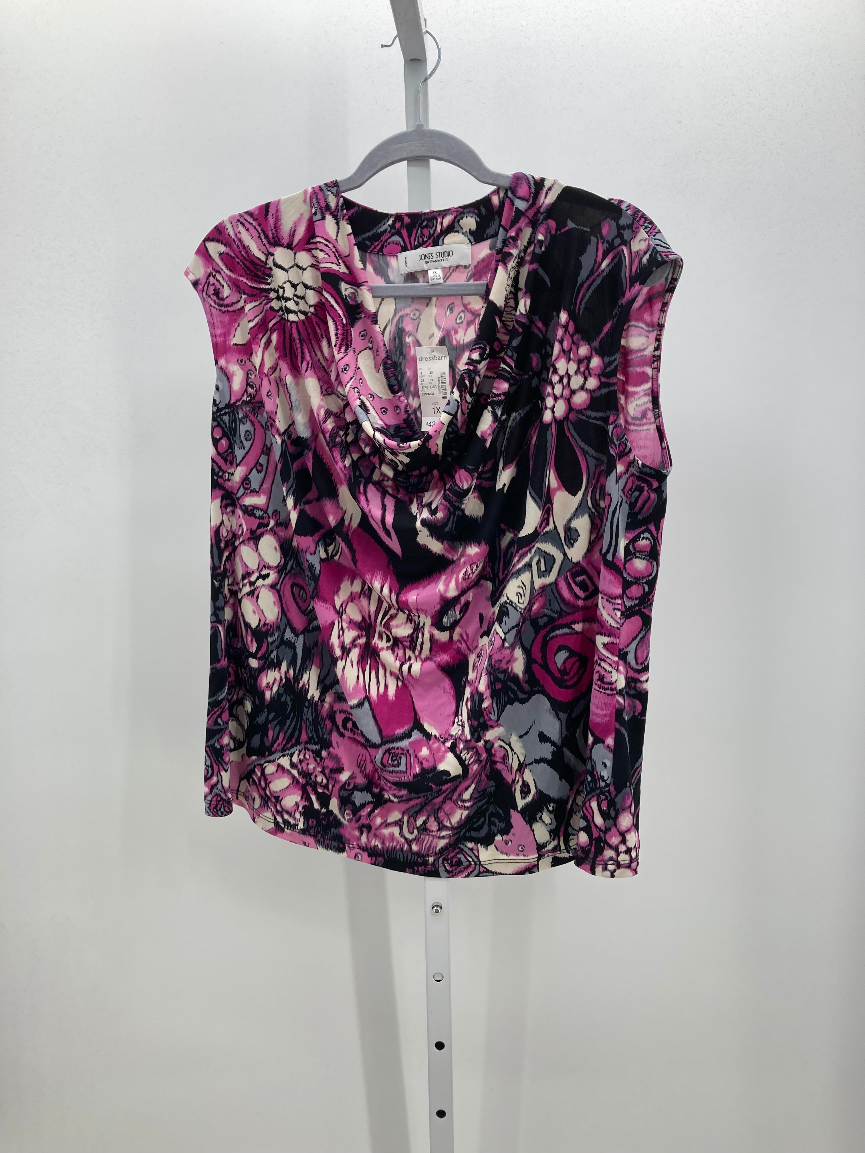Jones Studio Size 1X Womens Sleeveless Shirt