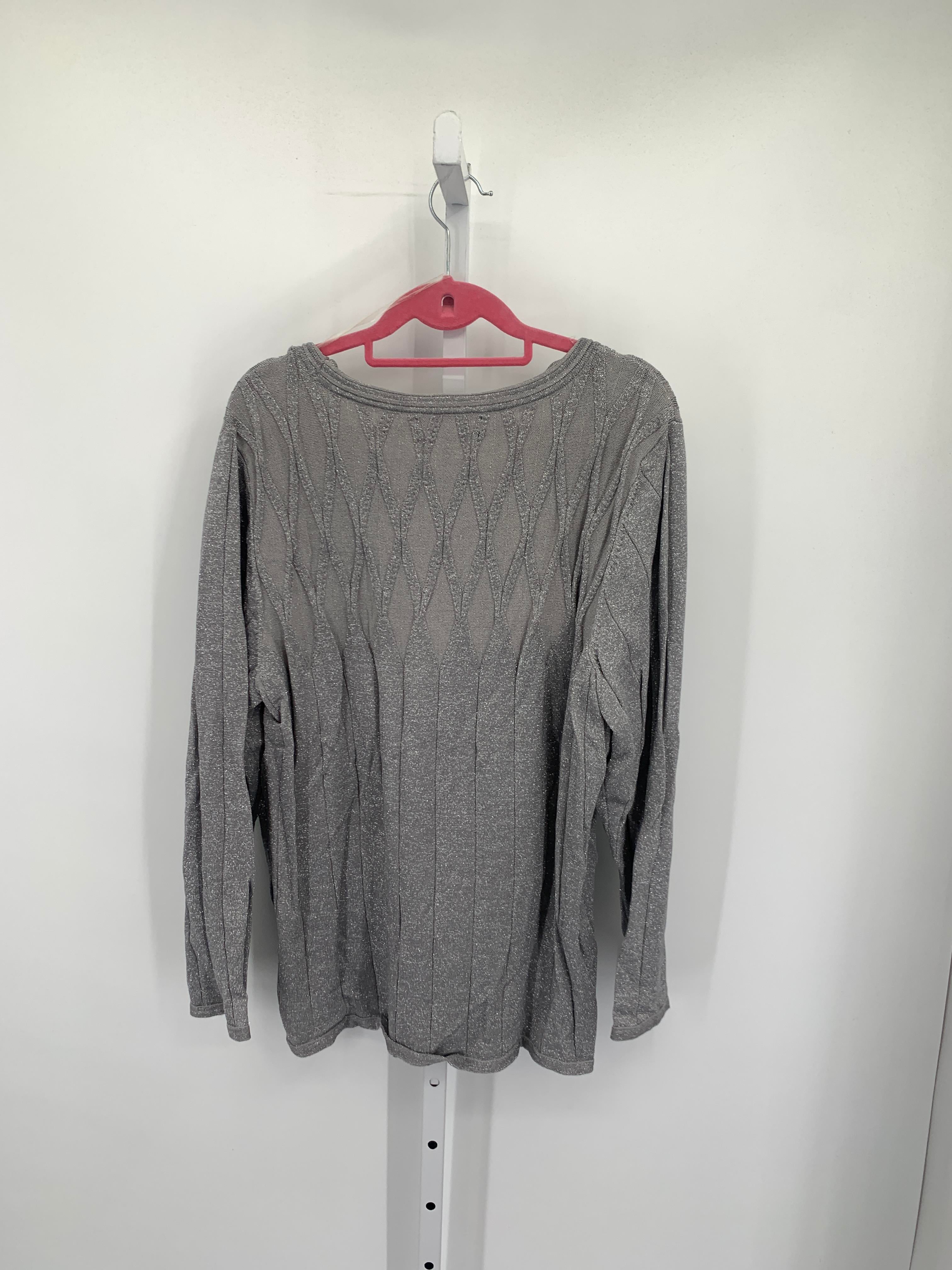 Jones New York Size 3X Womens Long Slv Sweater