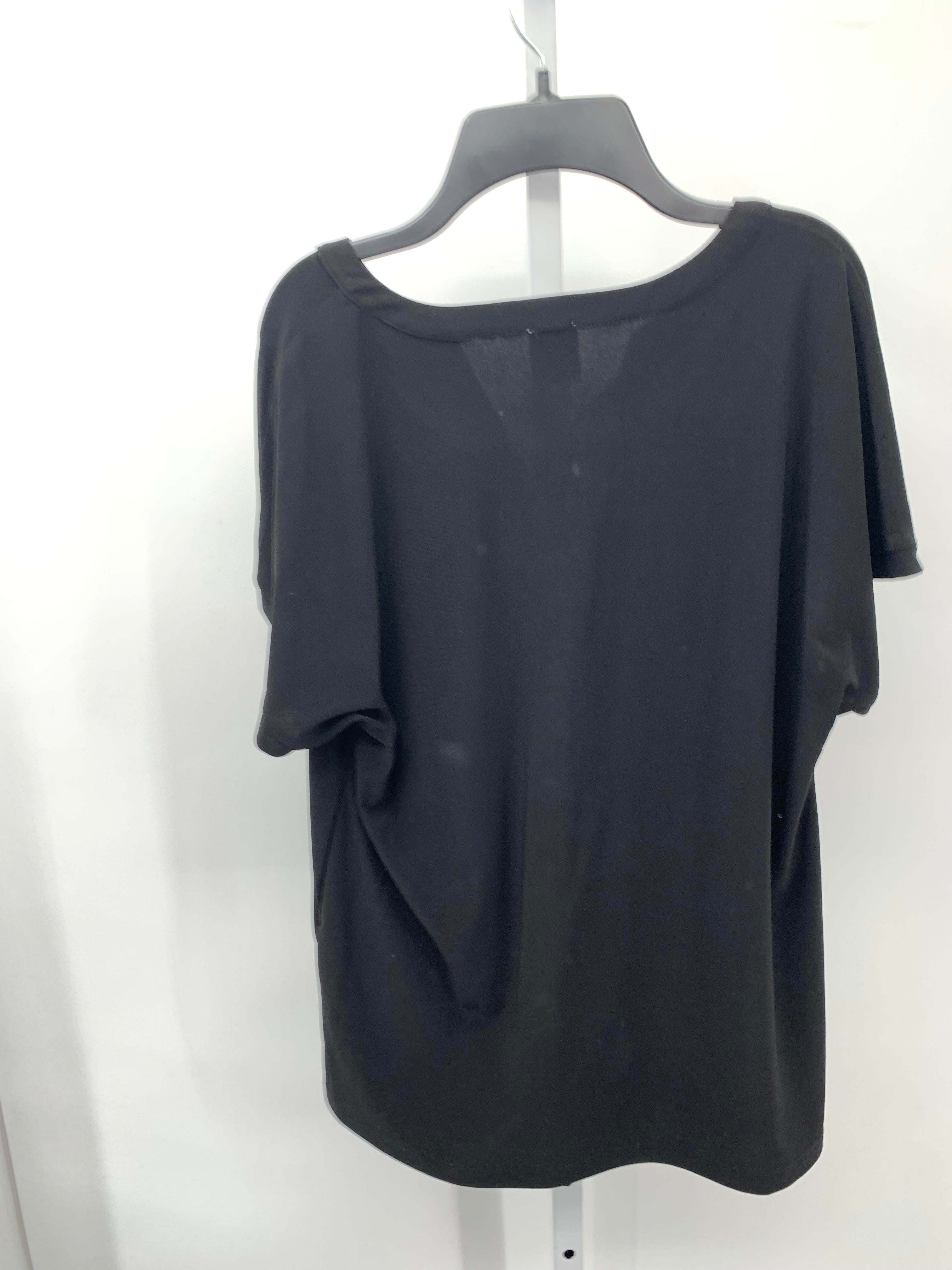 Anne Klein Size Small Misses Short Sleeve Shirt