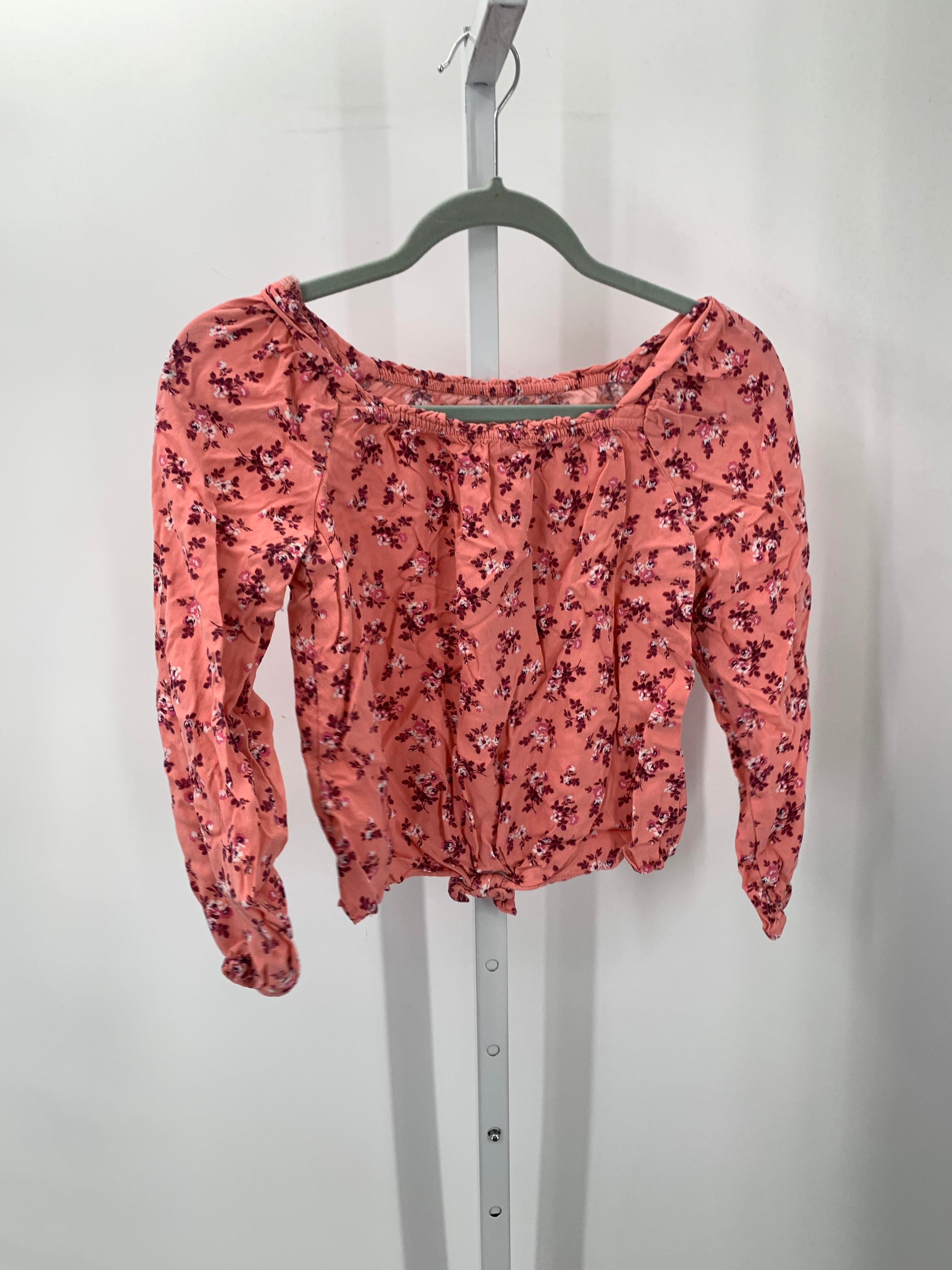 SO Size 10-12 Girls Long Sleeve Shirt