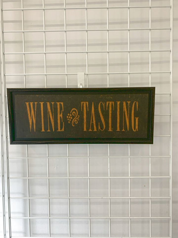 WINE TASTING WALL HANGING.