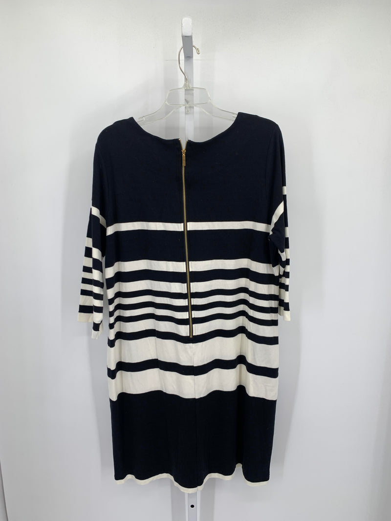 Joan Vass Size 2X Womens 3/4 Sleeve Dress