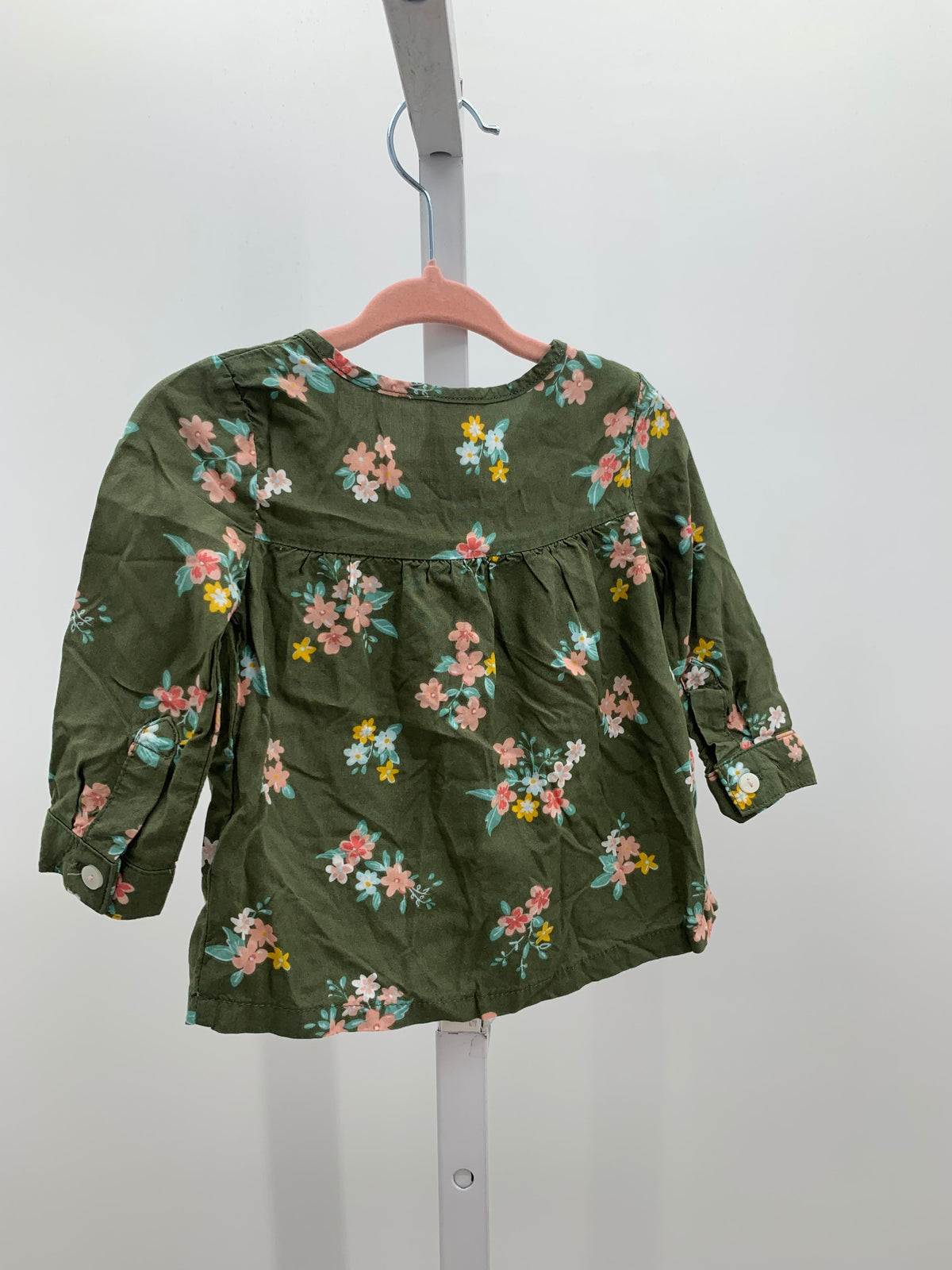 Carters Size 9 Months Girls Long Sleeve Shirt