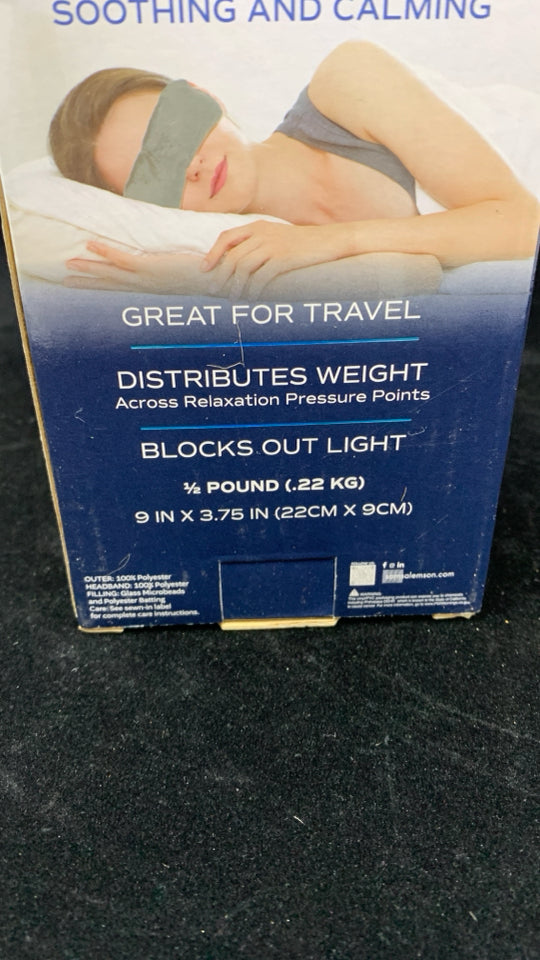 NIB COMFORT LAB COOLING WEIGHTED SLEEP MASK.