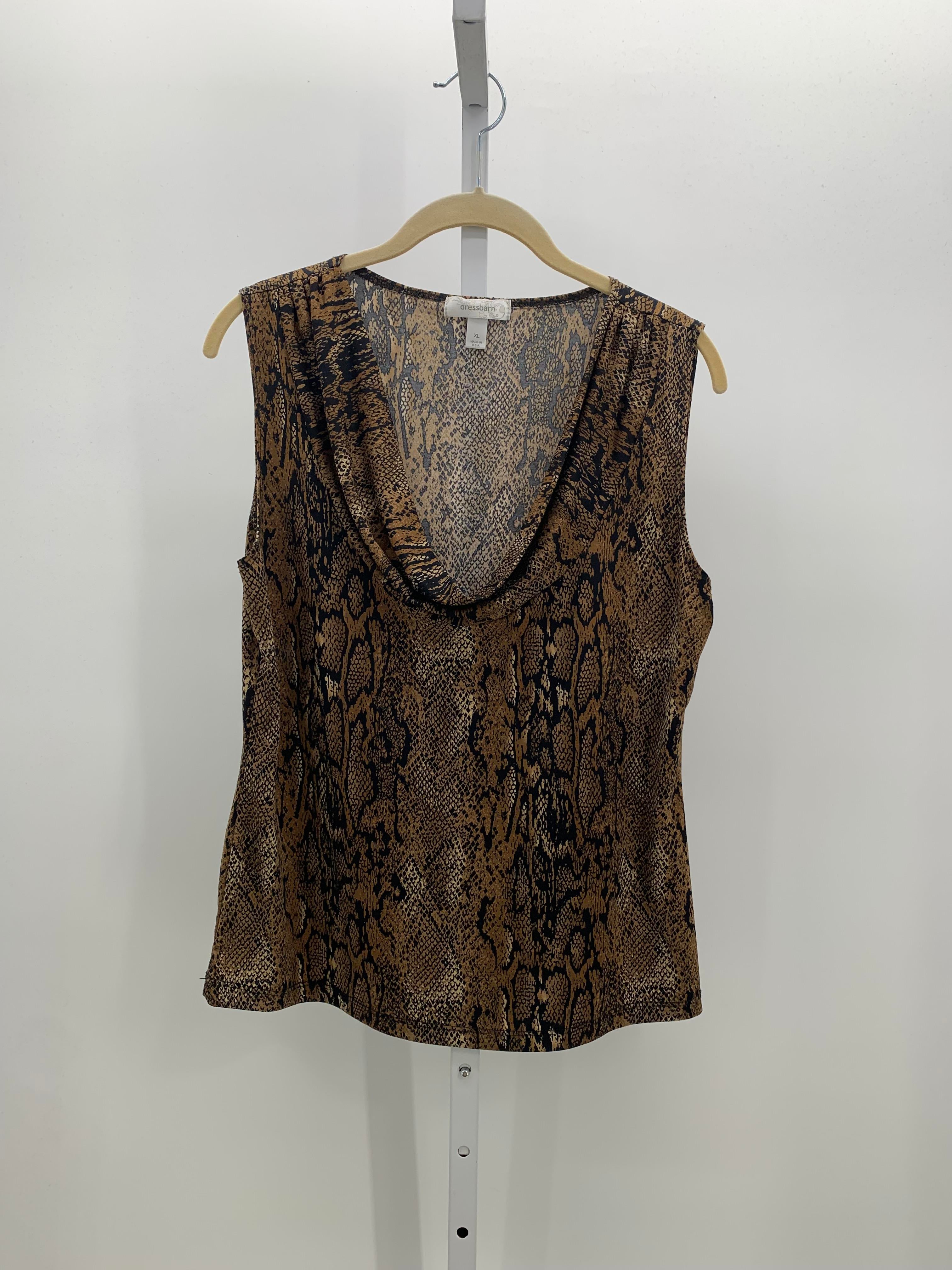 Dress Barn Size Extra Large Misses Sleeveless Shirt