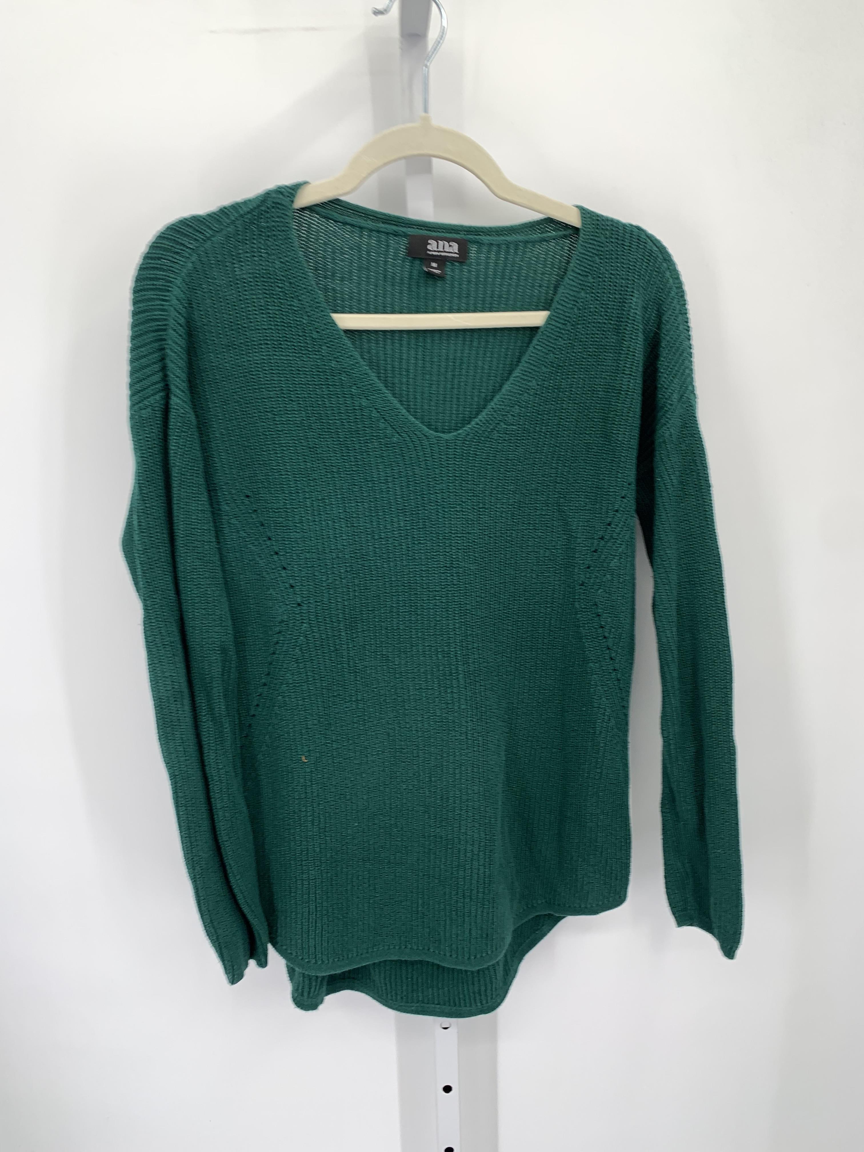 A.N.A. Size Medium Misses Long Slv Sweater