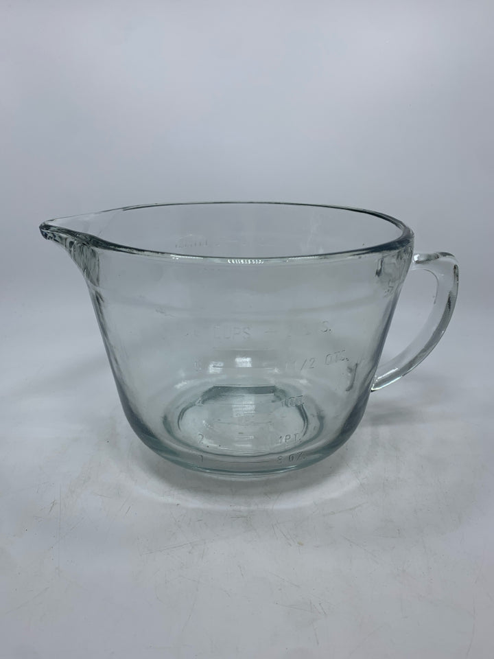 ANCHOR HOCKING LG GLASS MEASURING CUP.