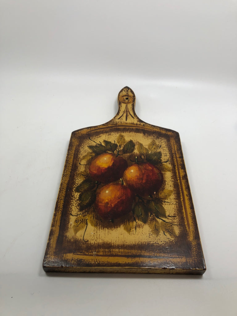 FRUIT PAINTED CUTTING BOARD DECOR.