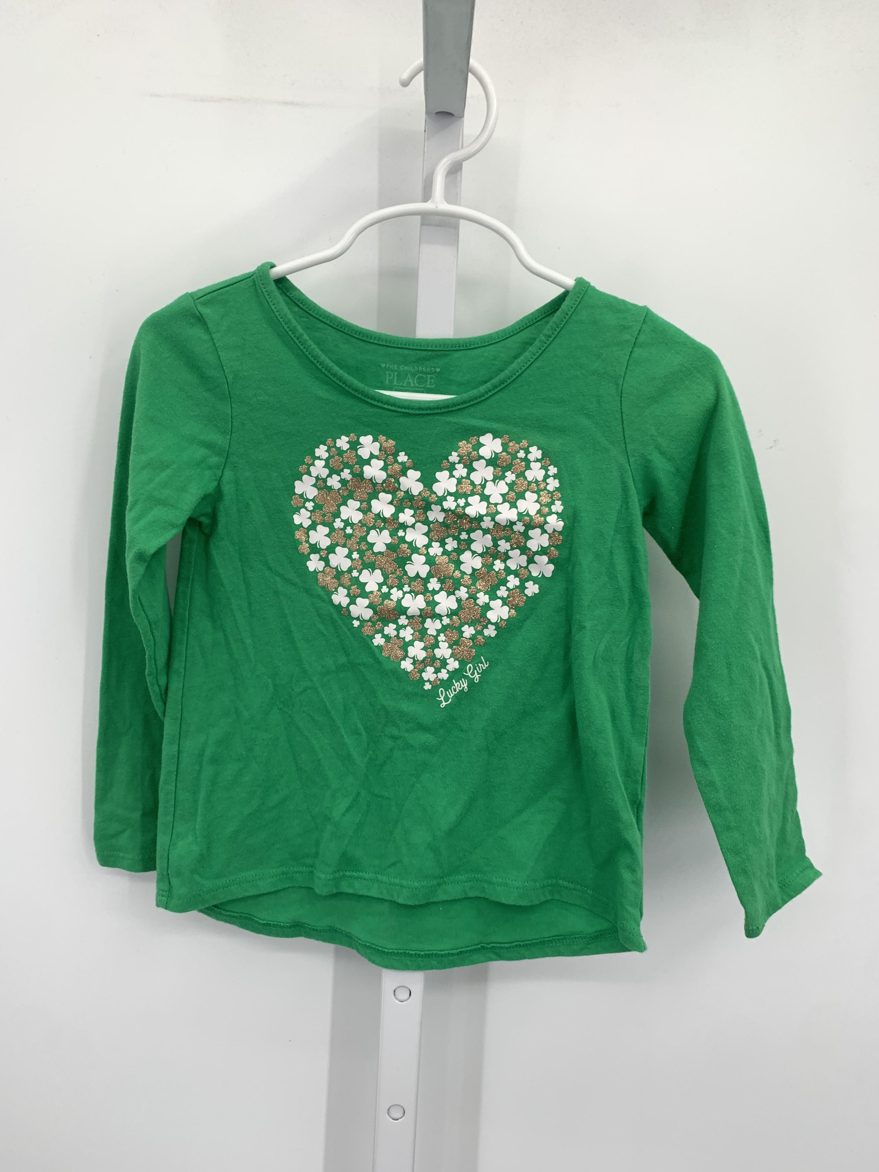 LONG SLV SHIRT SHAMROCK HEART