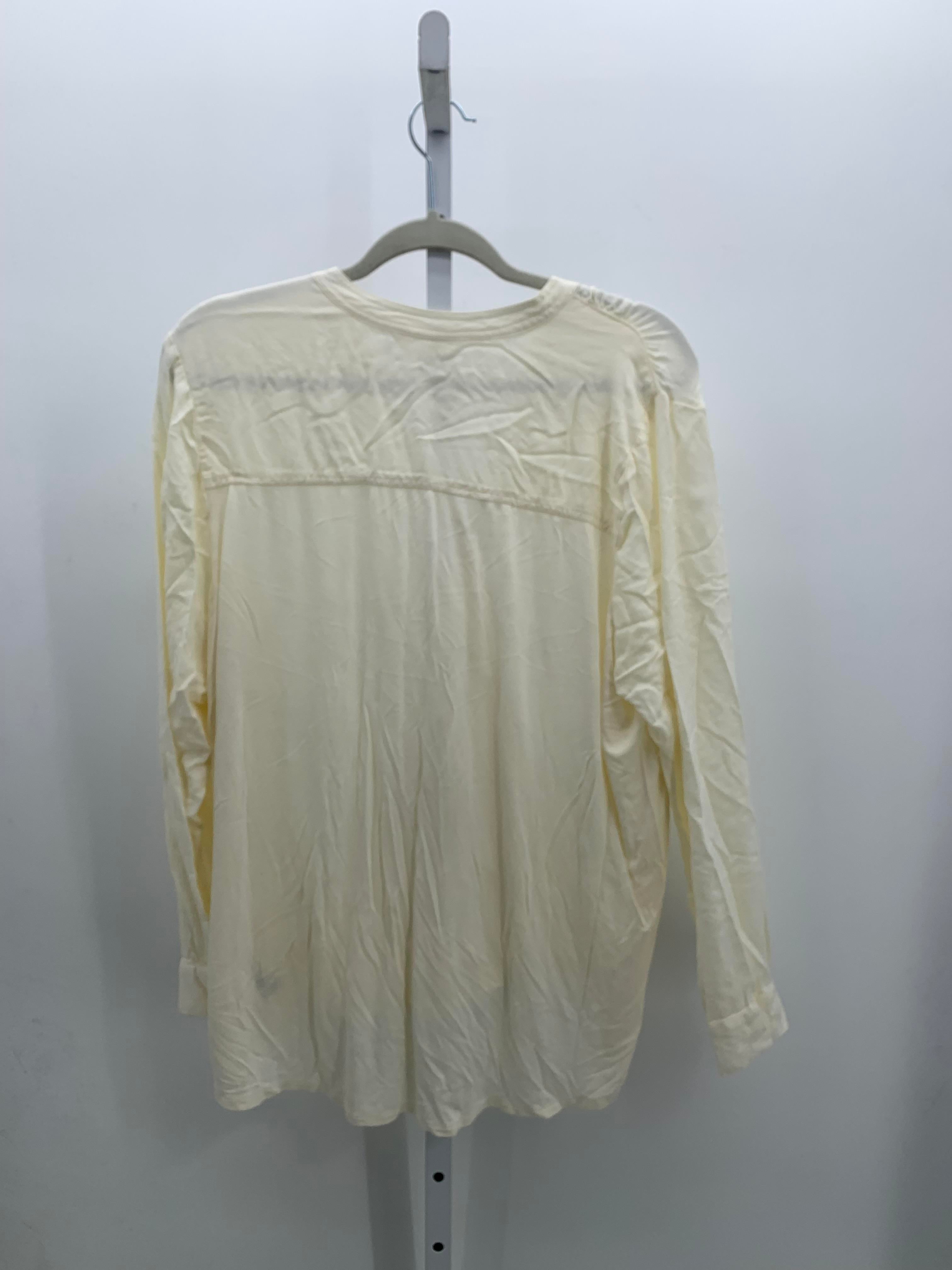 Terra & Sky Size 1X Womens Long Sleeve Shirt