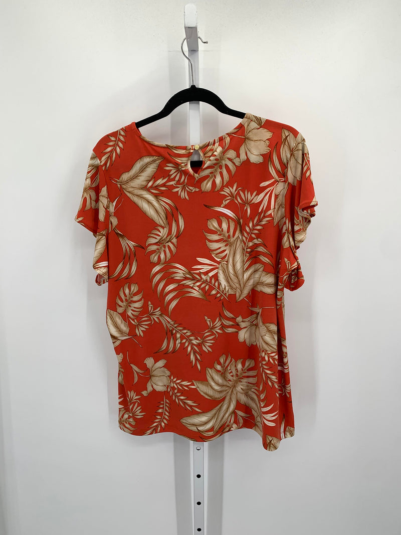 Liz Claiborne Size Extra Large Misses Short Sleeve Shirt