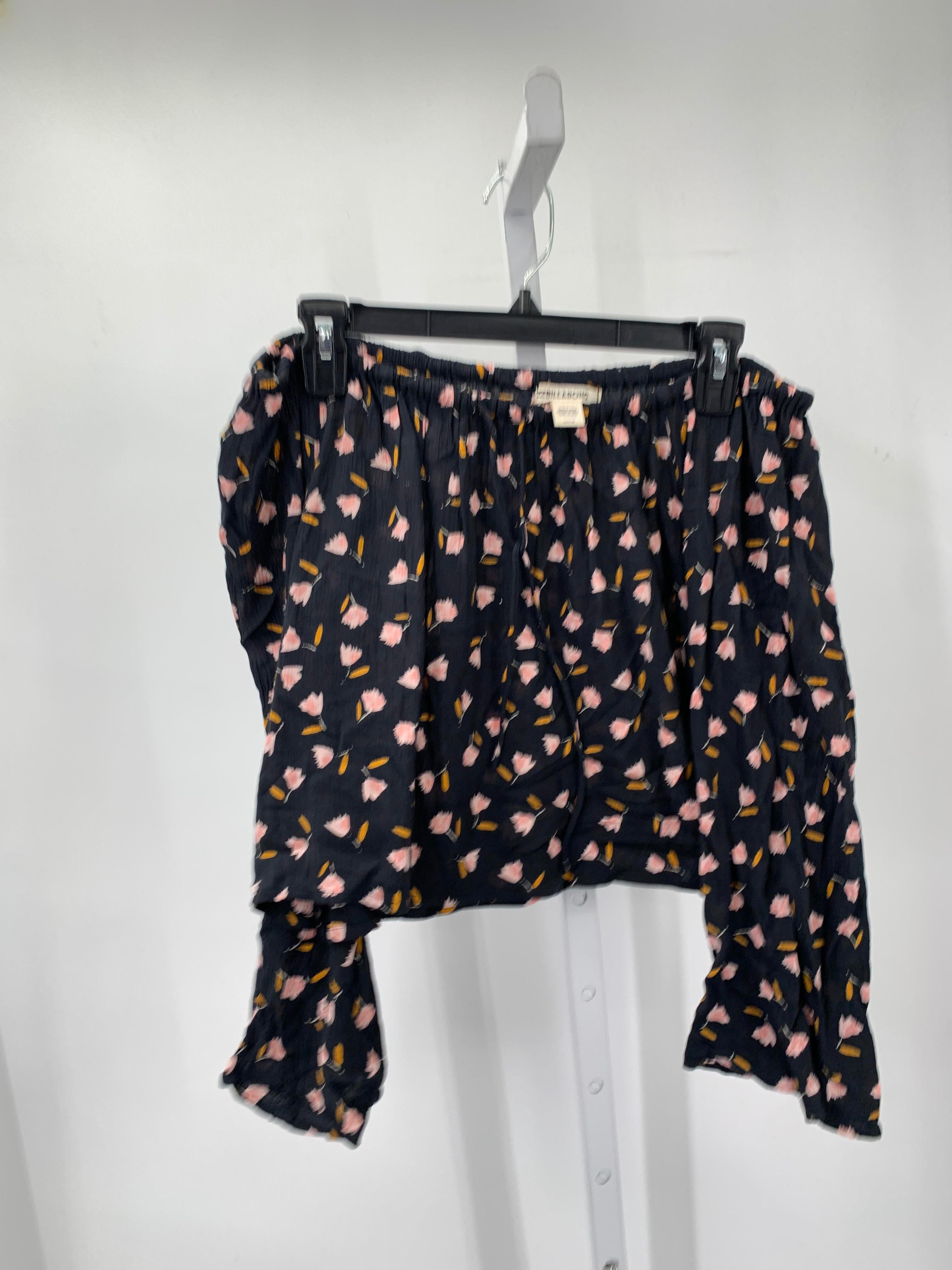 Billabong Size Small Juniors Long Sleeve Shirt