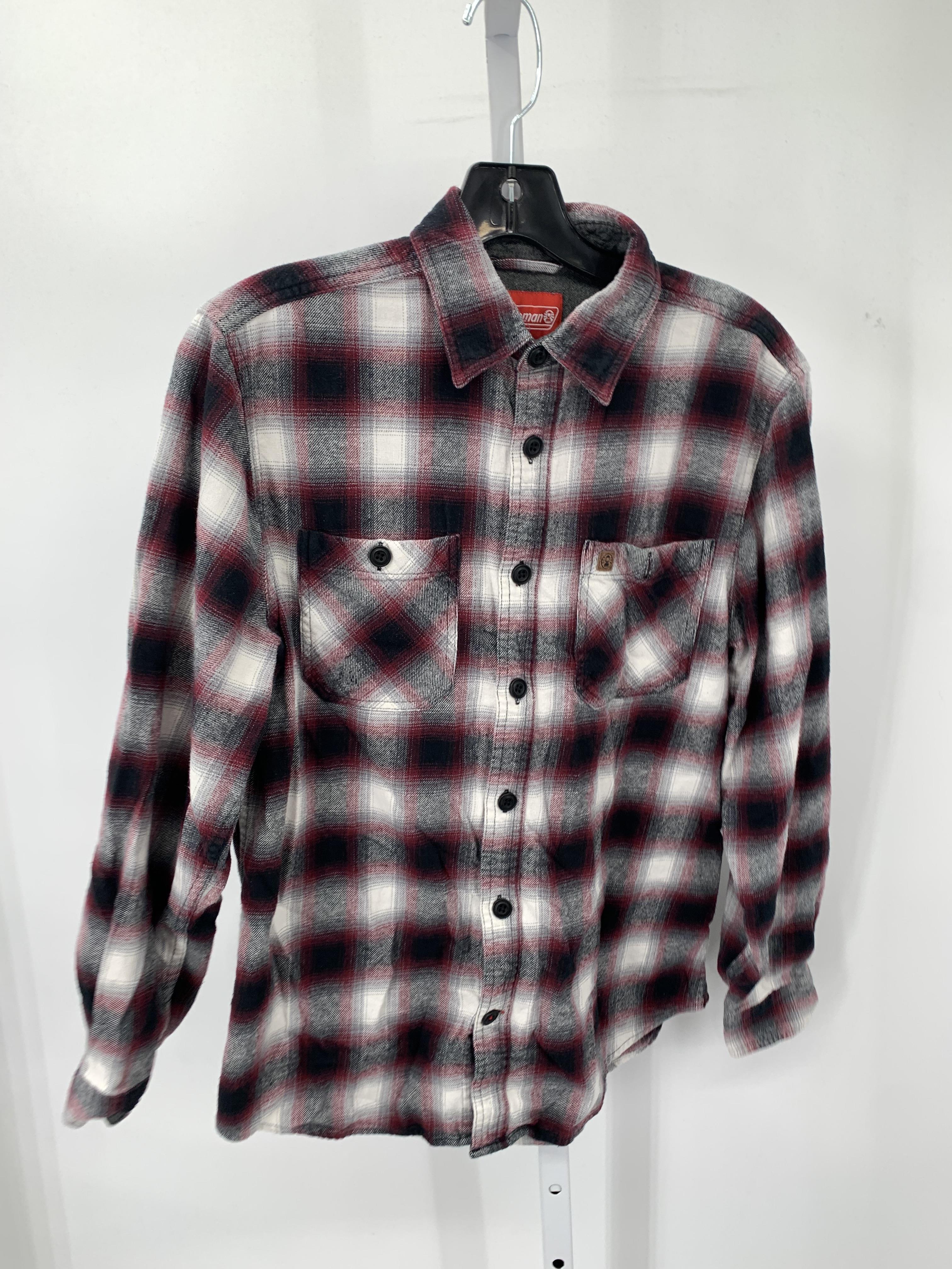 PURPLE PLAID BTN DOWN