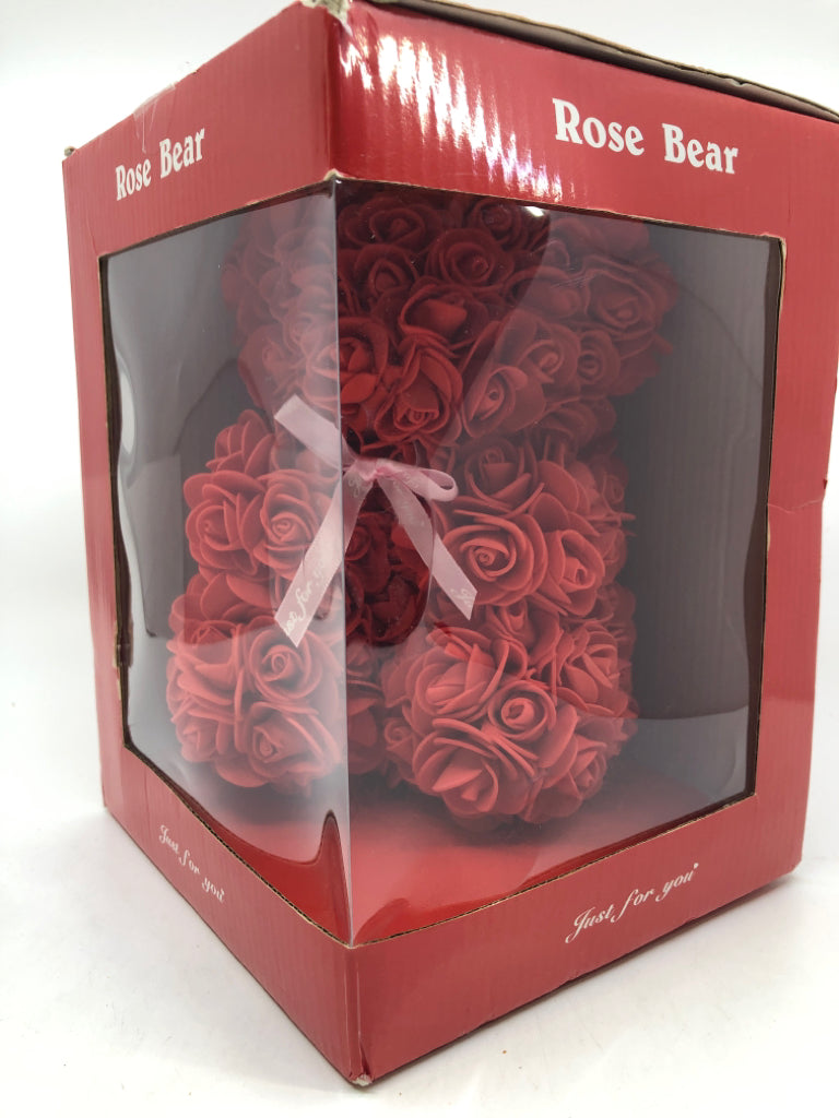 NIB RED ROSE BEAR.