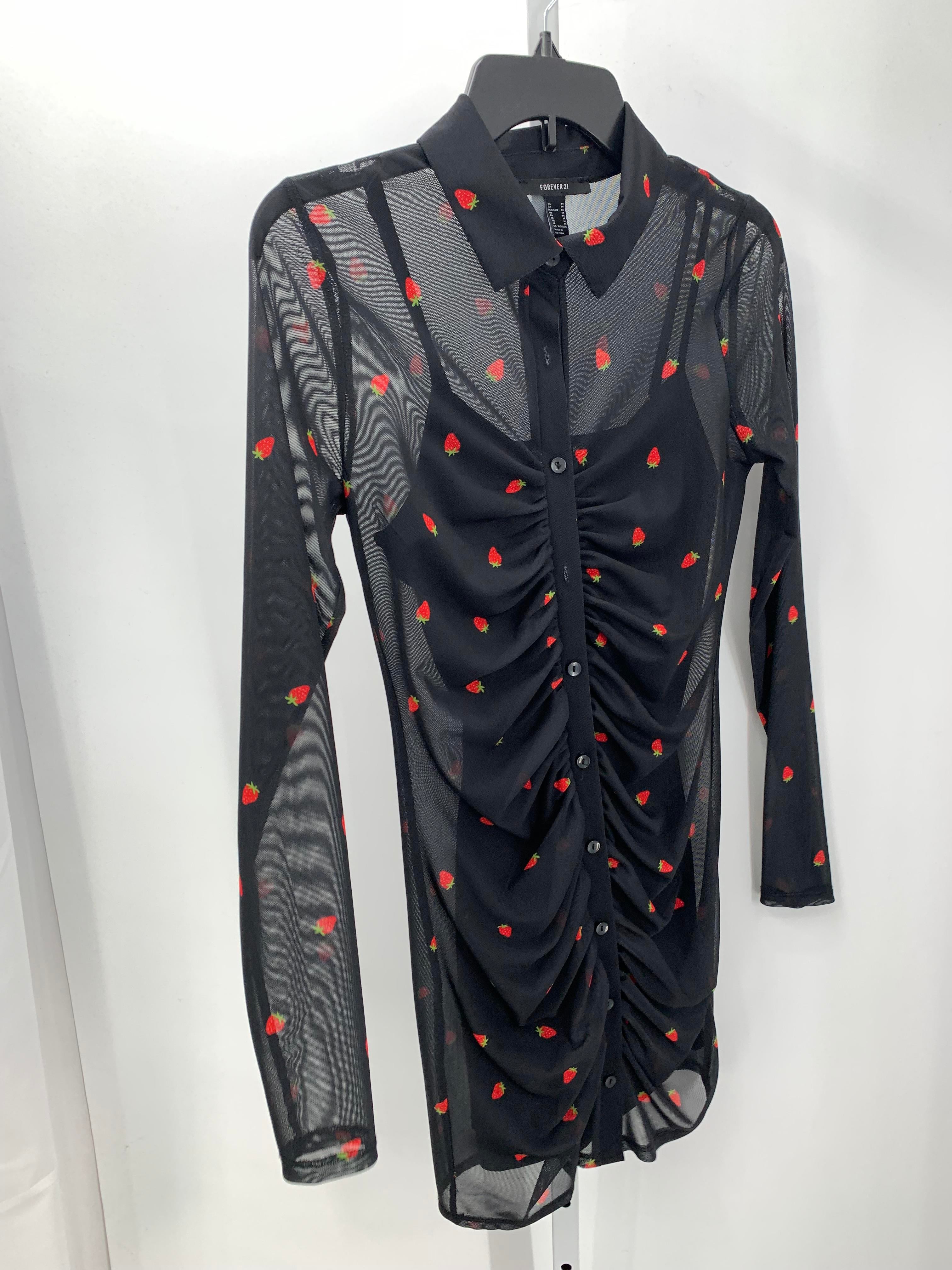 Forever 21 Size Medium Juniors Long Sleeve Dress