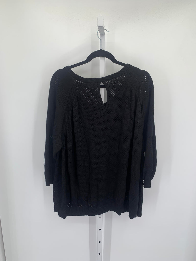 Lane Bryant Size 26/28 W Womens 3/4 Sleeve Sweater