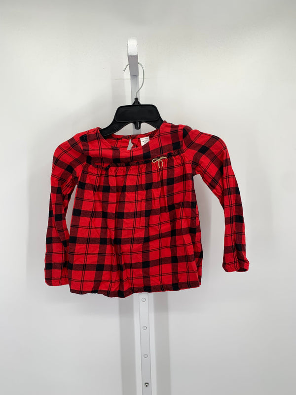 Carters Size 6/6X Girls Long Sleeve Shirt